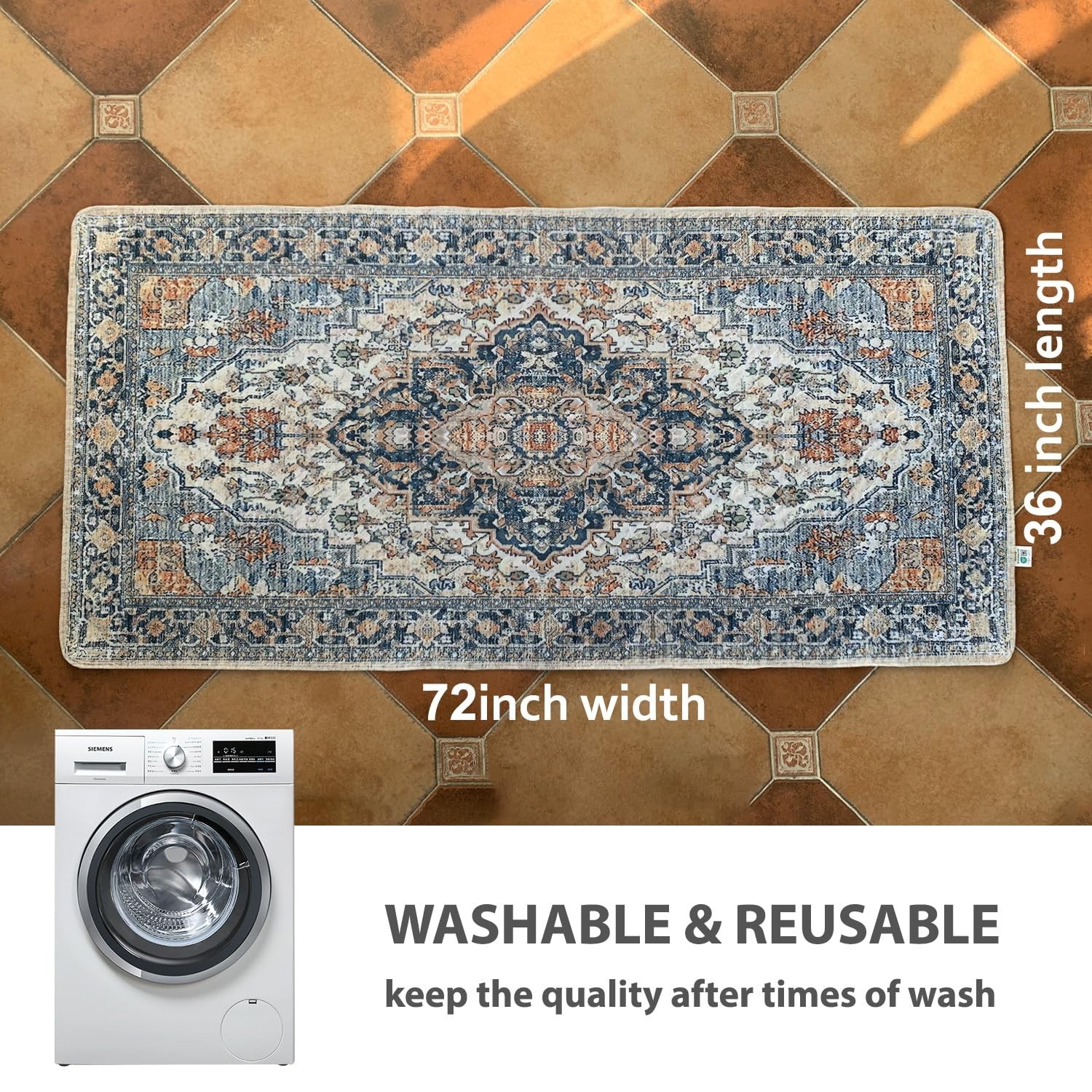 Washable Dog Pee Pads – Non-Slip, Leak-Proof, Reusable Potty Pads for Crates & F