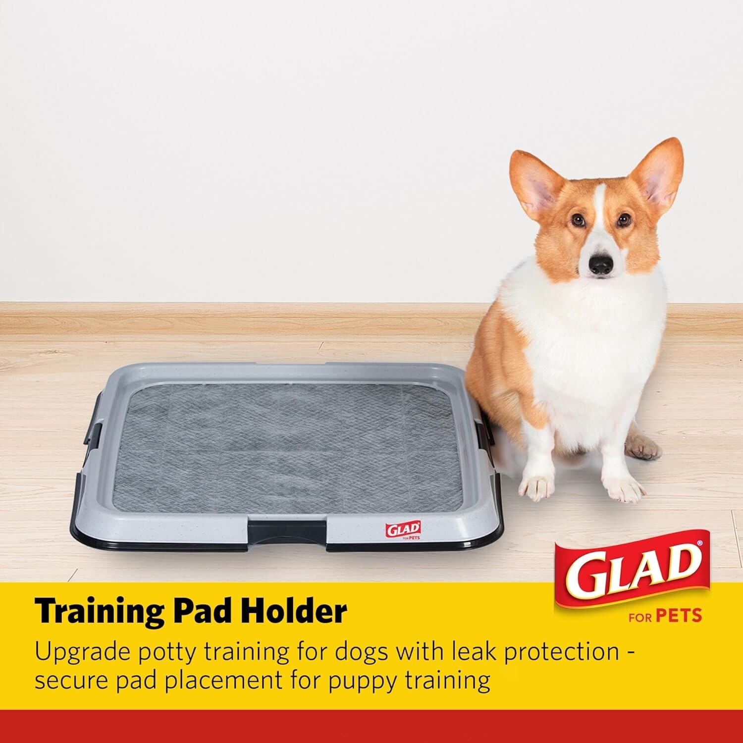 Lot of 4 Glad Pets Puppy Potty Training Pad Holder Tray Fits 23″ x 23″