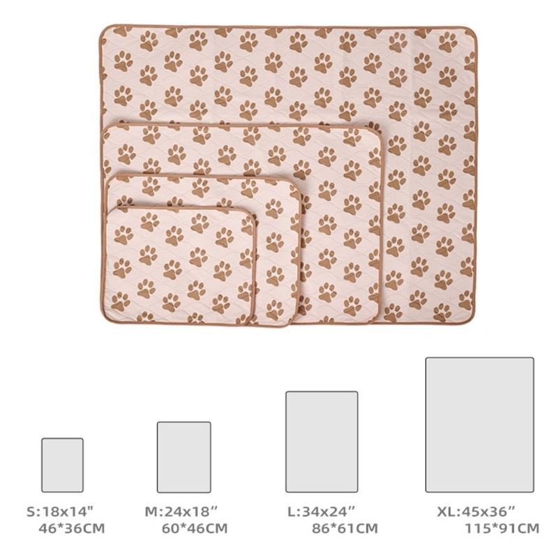 Pet Diaper Pad Dog Training Pee Pad Pet Urine Pad Washable Nappies Diaper Mat