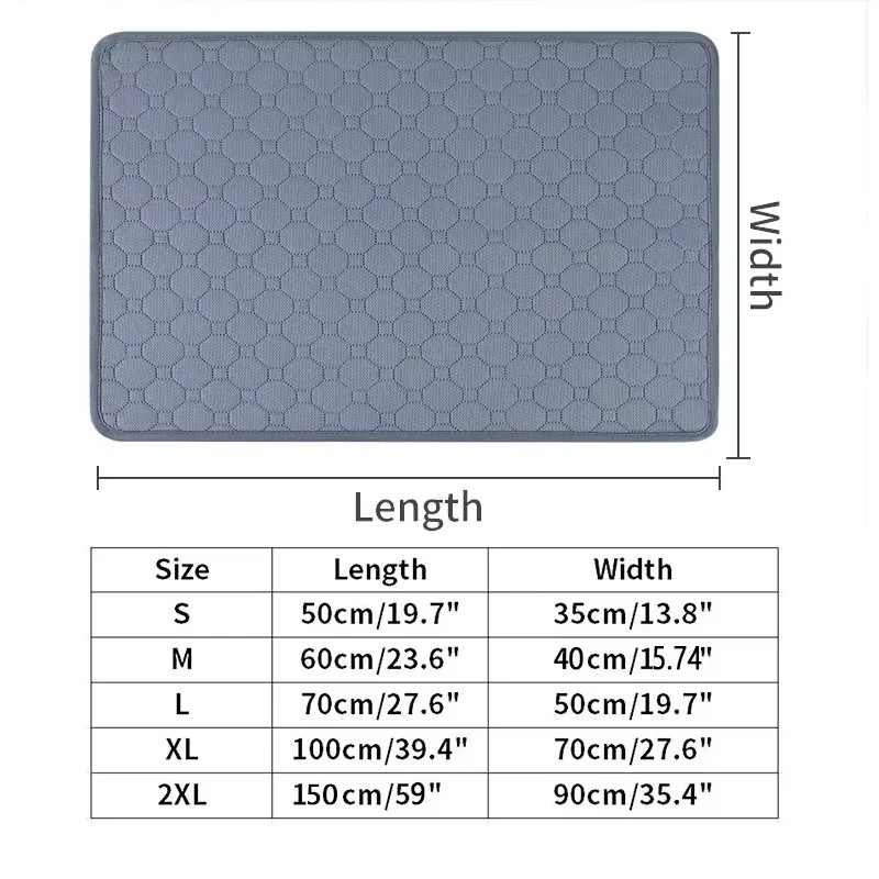 Winter Dog Pee Pad Reusable Washable Dog Urine Mat Car Seat Floor Sofa Waterproo