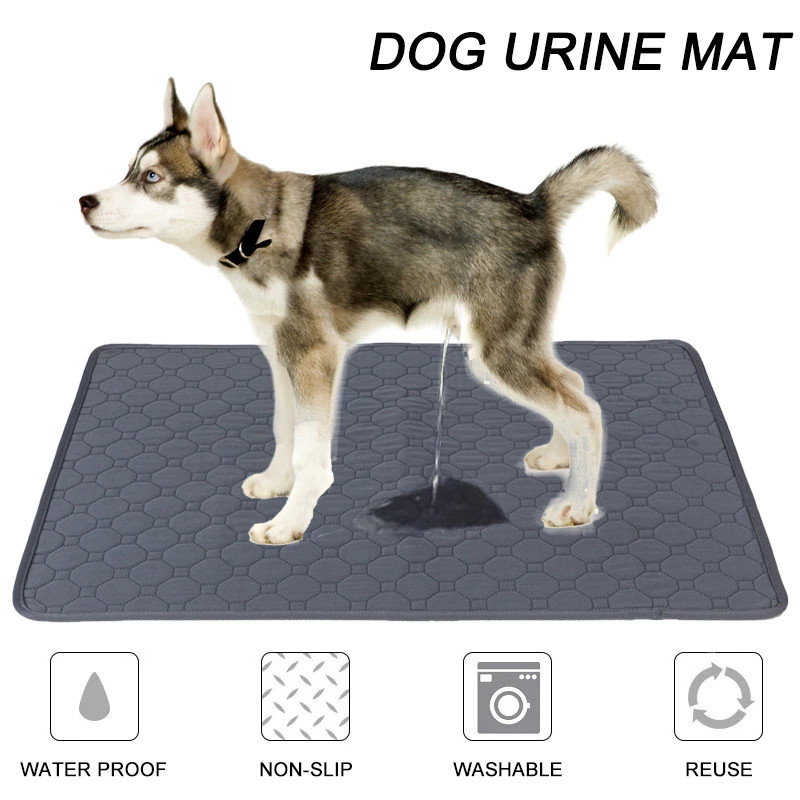 Dog Pee Pad Blanket Reusable Absorbent Diaper Washable Puppy Training Pad Pet Be