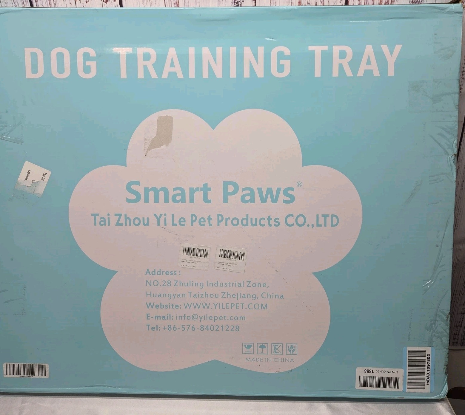 Smart Paws Large 76X62CM Pet Training Tray – grey- 30×24.4inch