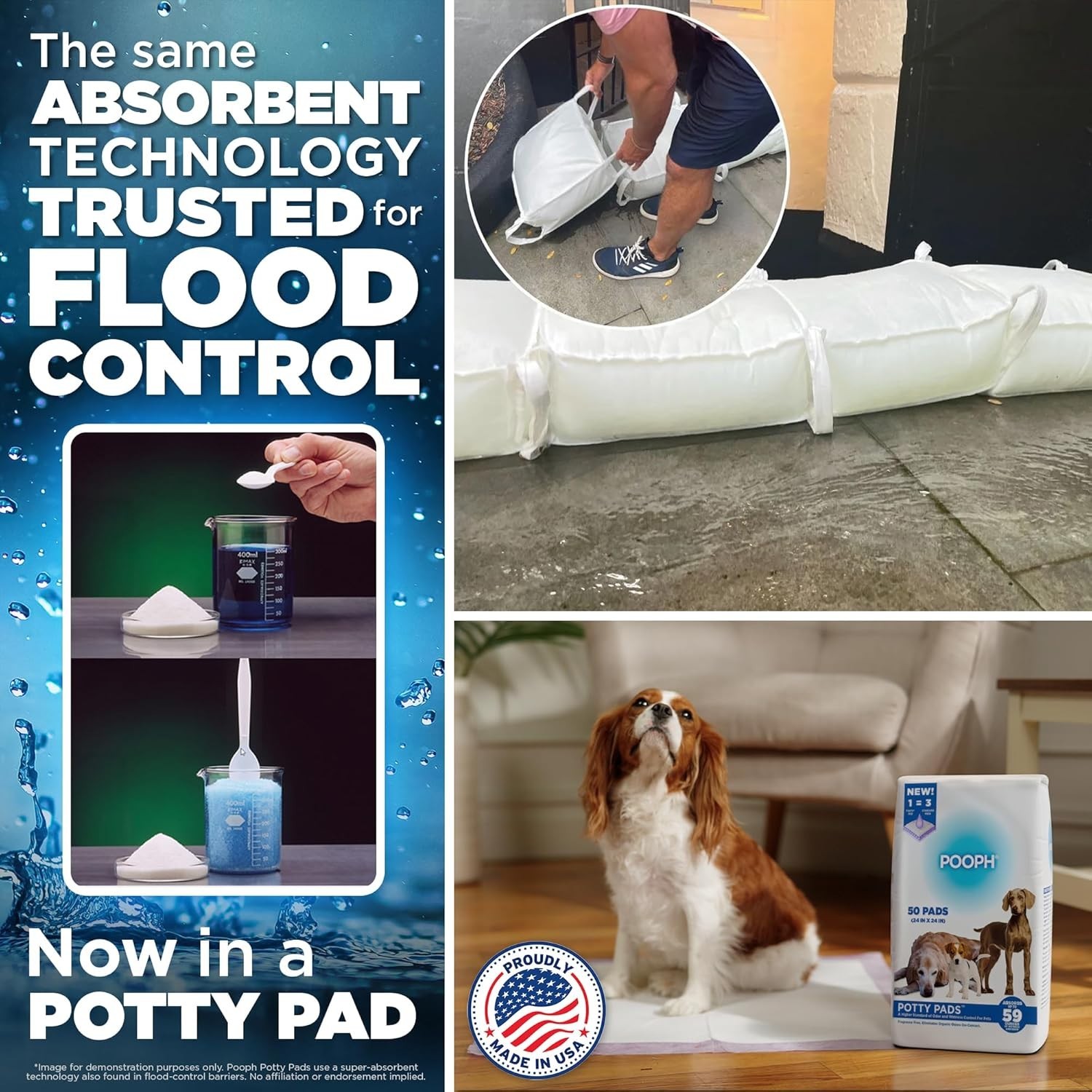 50 Count Extra Large 24×24 Dog Pee Pads with Odor Control & Leak-Proof Design