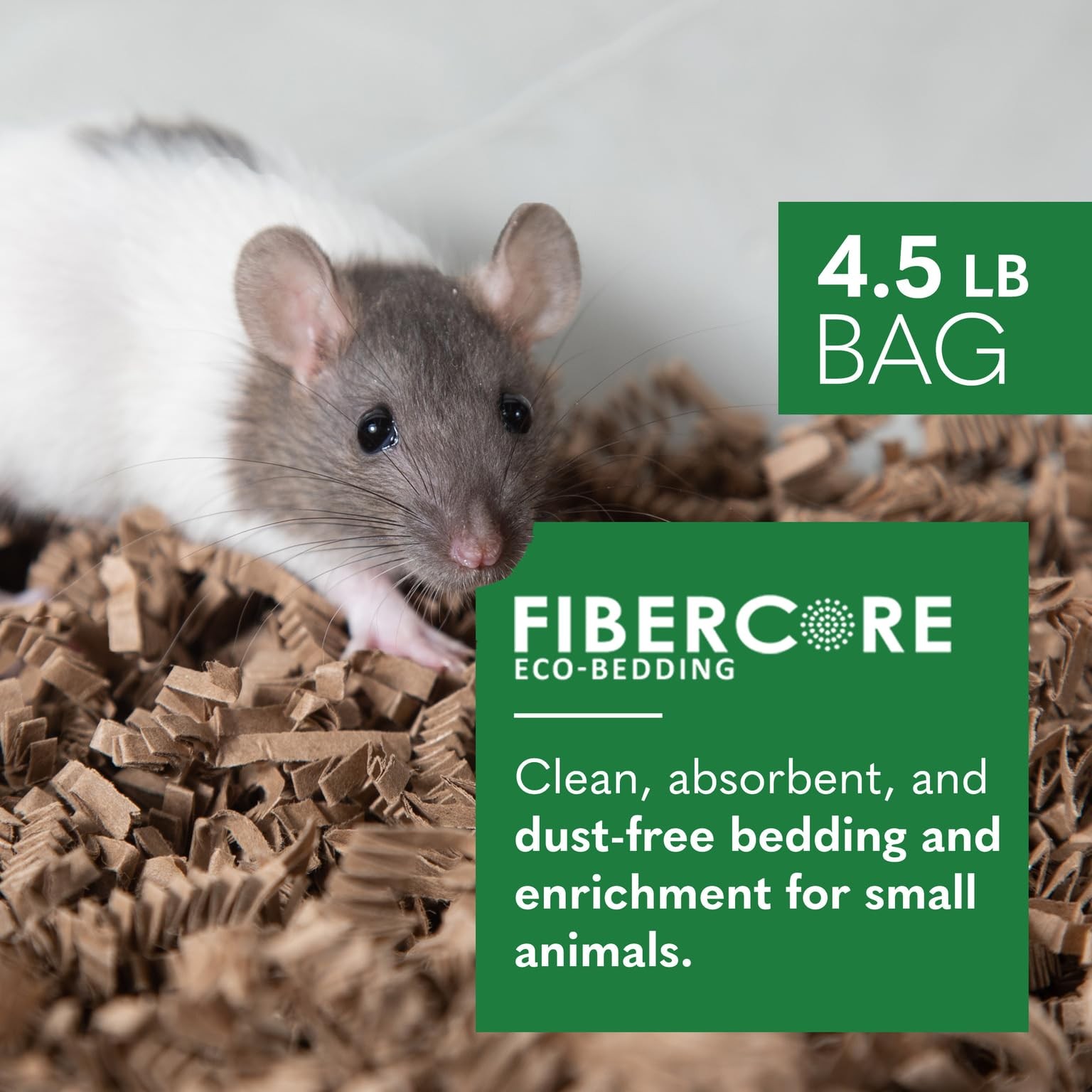 FiberCore Eco-Bedding Natural, 4.5lb 4.5 lbs, Brown