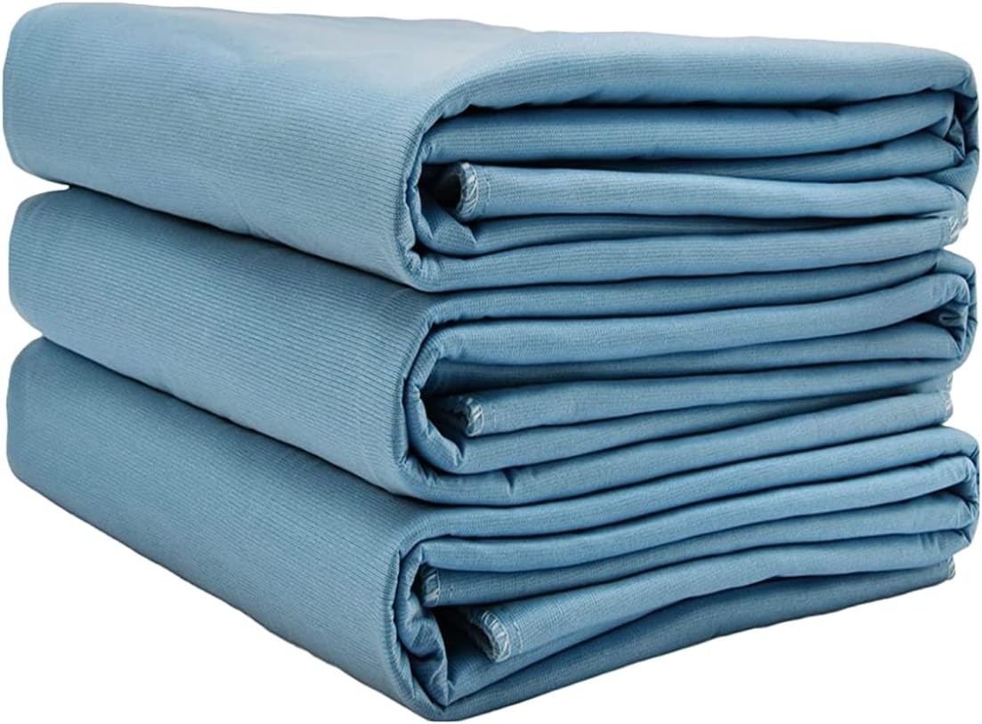 XL Washable Reusable Underpads 36″x54″ Waterproof Absorbent Incontinence Blue