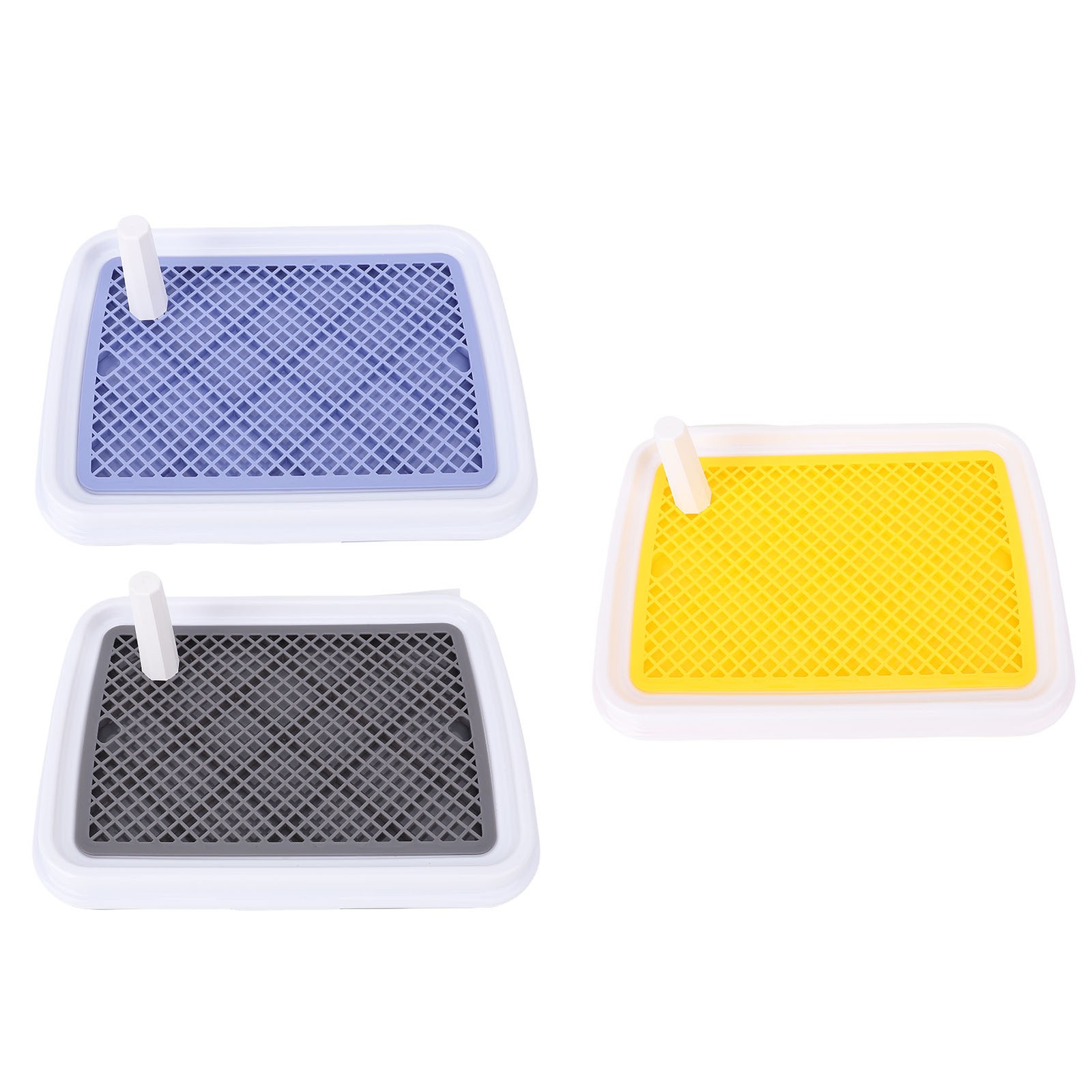 Dog Toilet High Fence Odor Proof Easy To Clean Plastic Pee Pad Holder Pet Potty