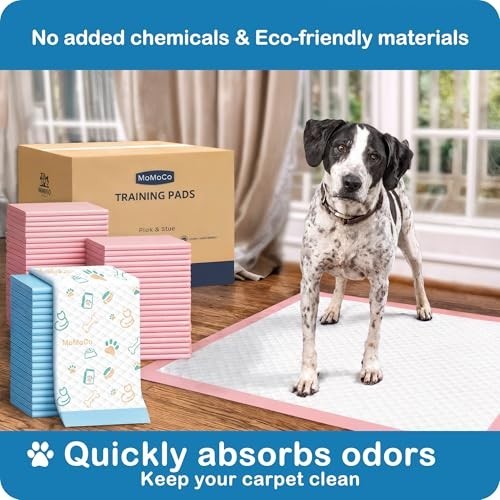 Super Absorbent Disposable Dog Pee Pads 23″x23″ – Leak-Proof Puppy Training 200-