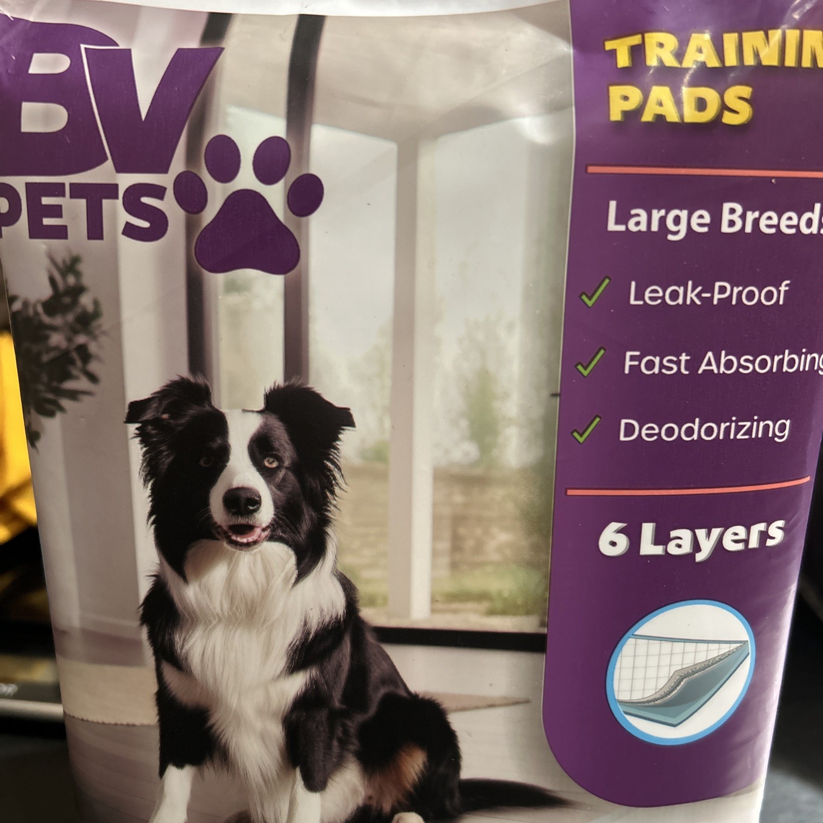 Puppy Pads XL 40 28 X34 Dogs with 6-LAYERRAPID Dry Sheet & Attractant NEW