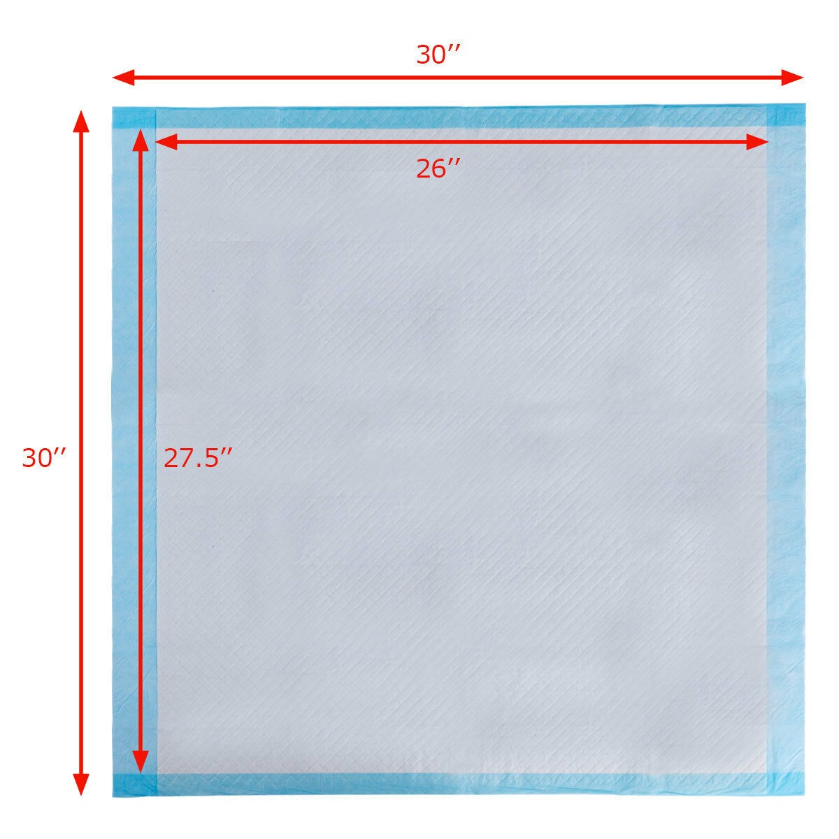 150 PCS 30″ x 30″ Puppy Pet Pads Dog Cat Wee Pee Piddle Pad training underpads