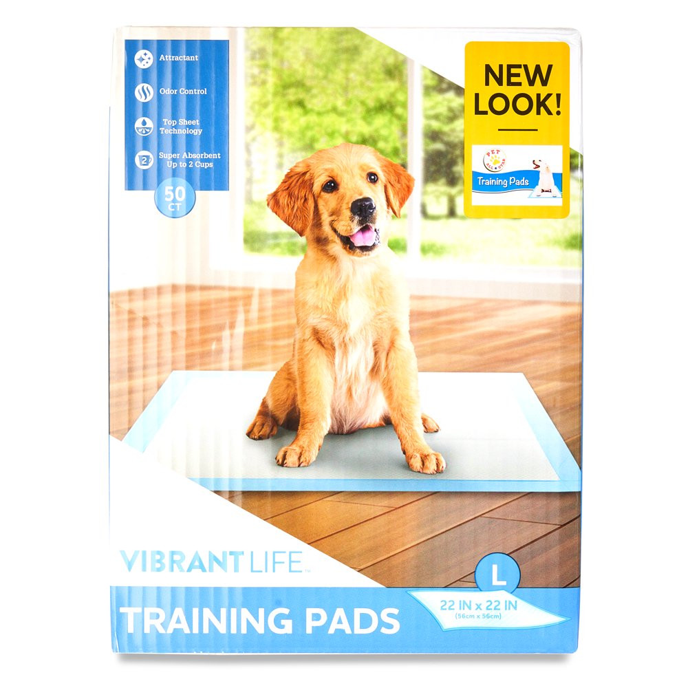 Large Super-Absorbent Dog Training Pads Odor Control Pet Supplies 50 Count