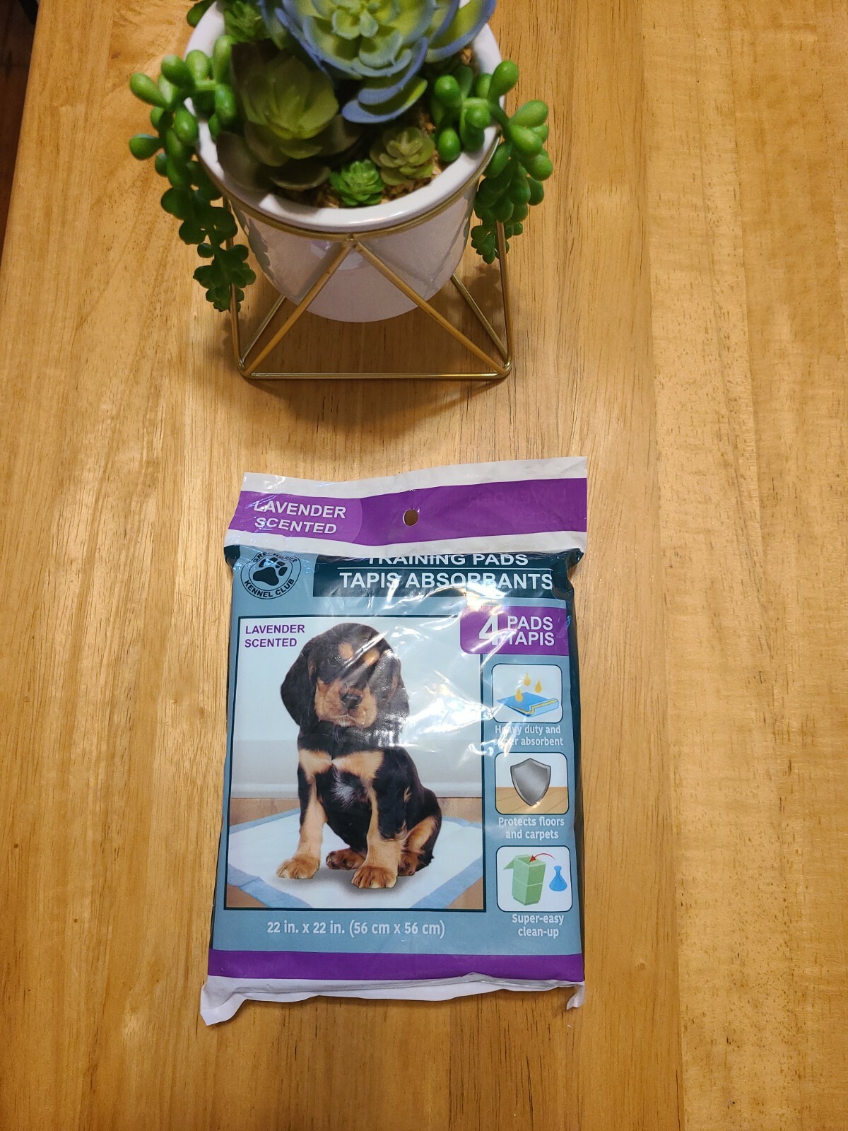 New Puppy Potty Training Pads Lavender Scented 4 Pack 22”x22” Pee Pads HH106
