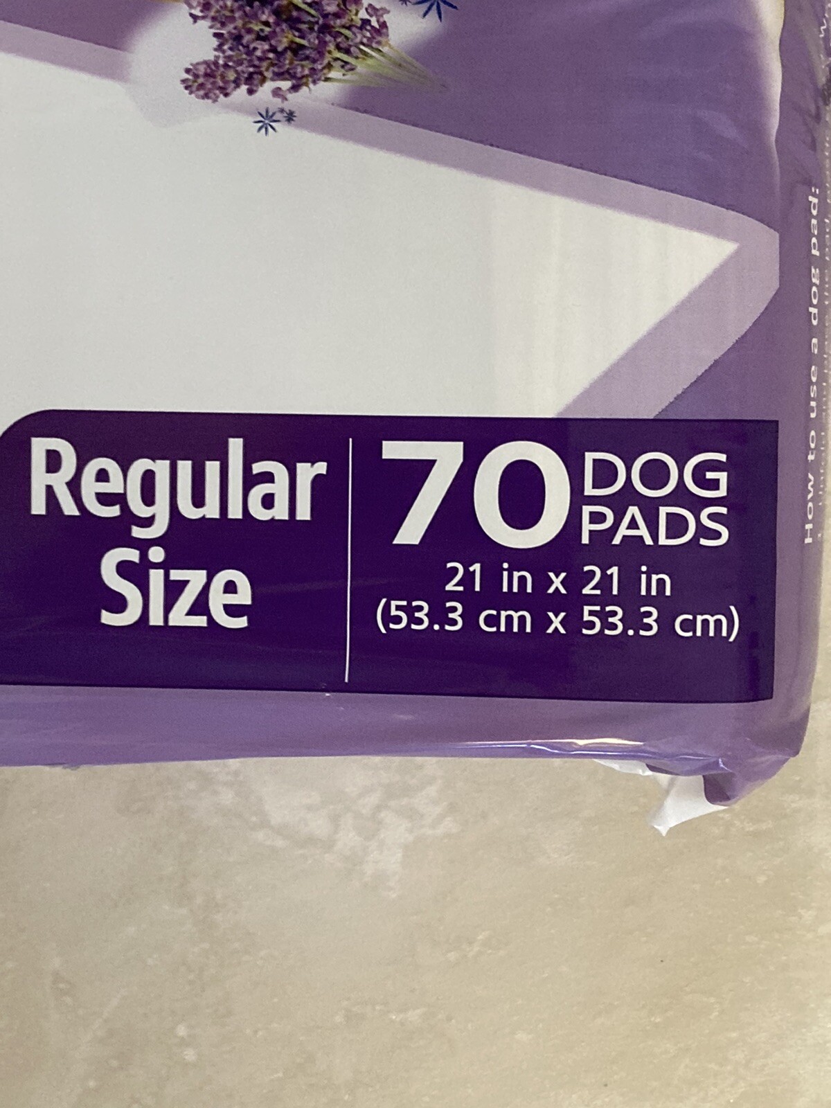 Hartz Home Protection Odor Eliminating Lavender Scented Dog Pads, 21″x 21″, 70ct