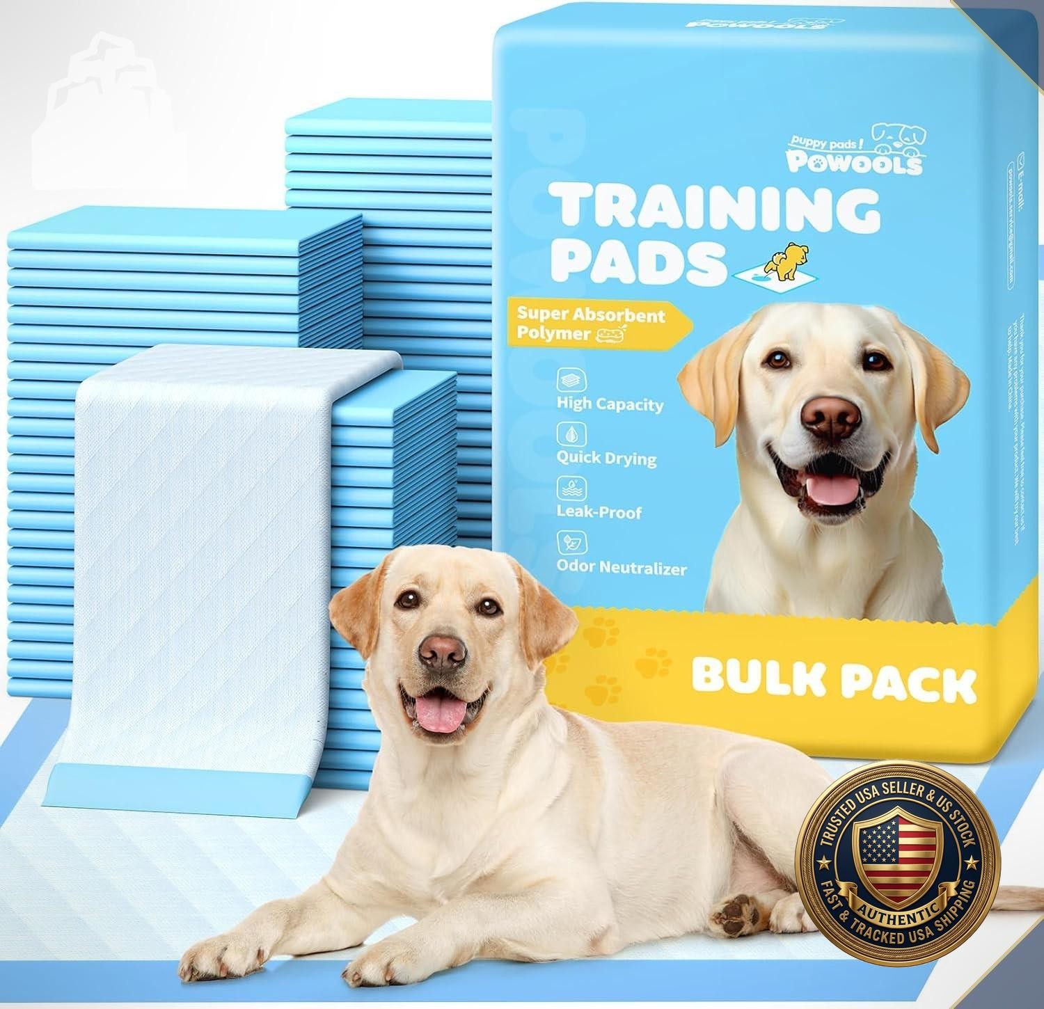 Puppy Pads 100-Pack X-Large 34×28 Dog Pee Training Leak-Proof Wee