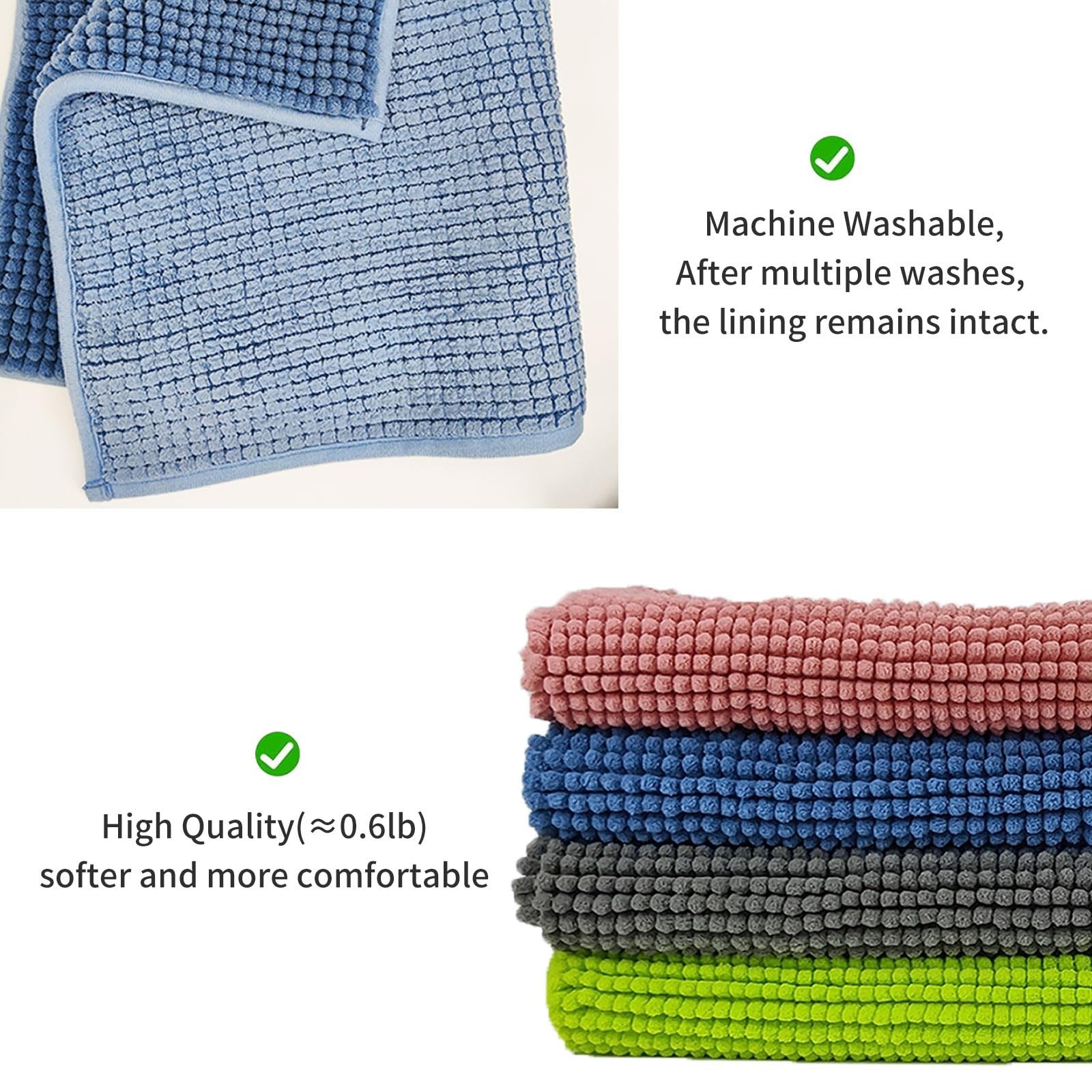 4 Pcs Guinea Pig Cage Liner, Bunny Washable Mats Rug Guinea Pig Fleece Beddin…