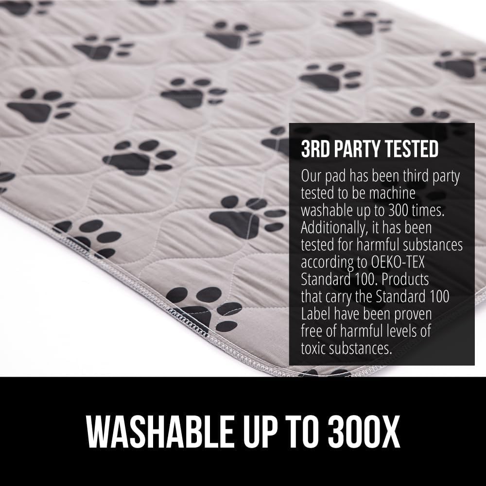 Reusable Waterproof Puppy Pads, 34×21 – Ideal for Crates, Floors, and Furniture