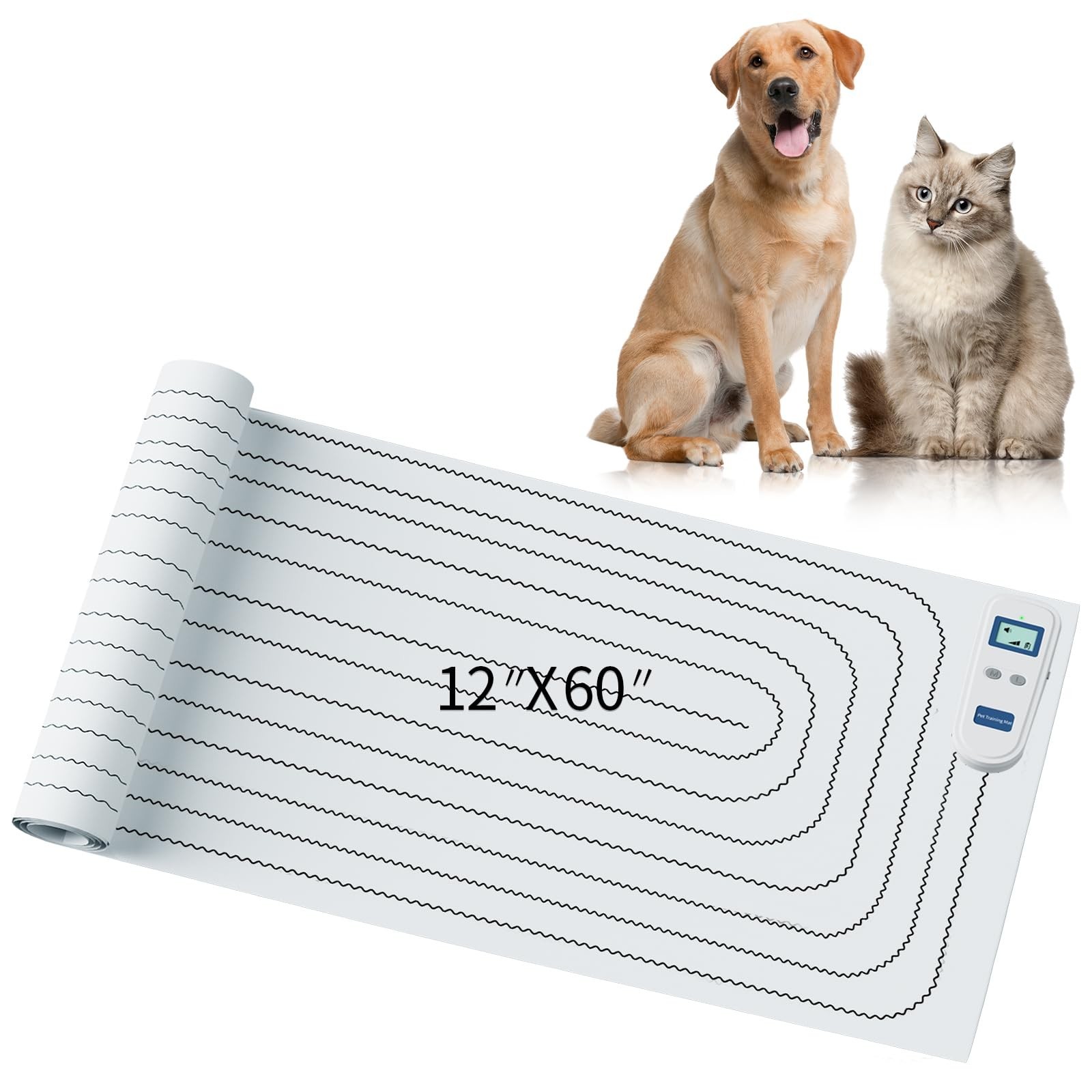 scat mat for Cats, Scat mats for Dogs, Shock mat Rechargeable pet Shock pad(1…
