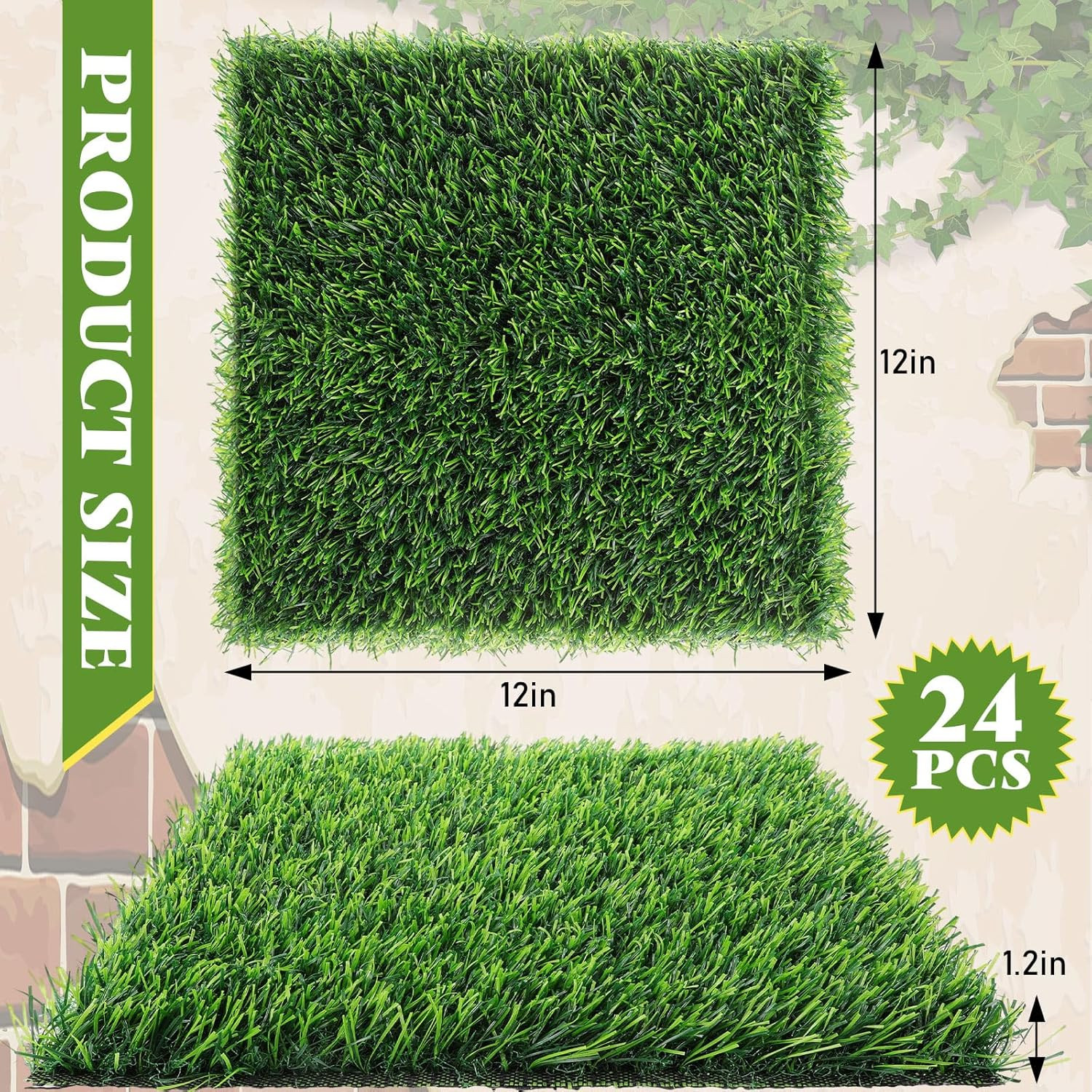 24 Pack Chicken Nesting Box Pads 12″X12″X1.2″ Washable Nesting Pads for Chickens