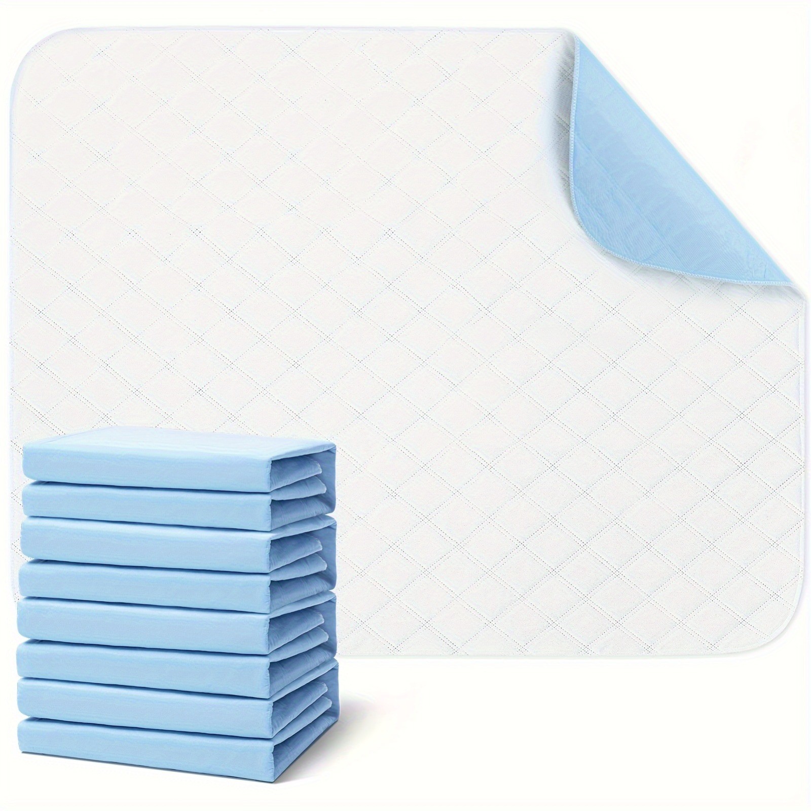 2 PACK 16” X 24” Reusable Training Dog Pee Pads Absorbent Underpads for Puppy