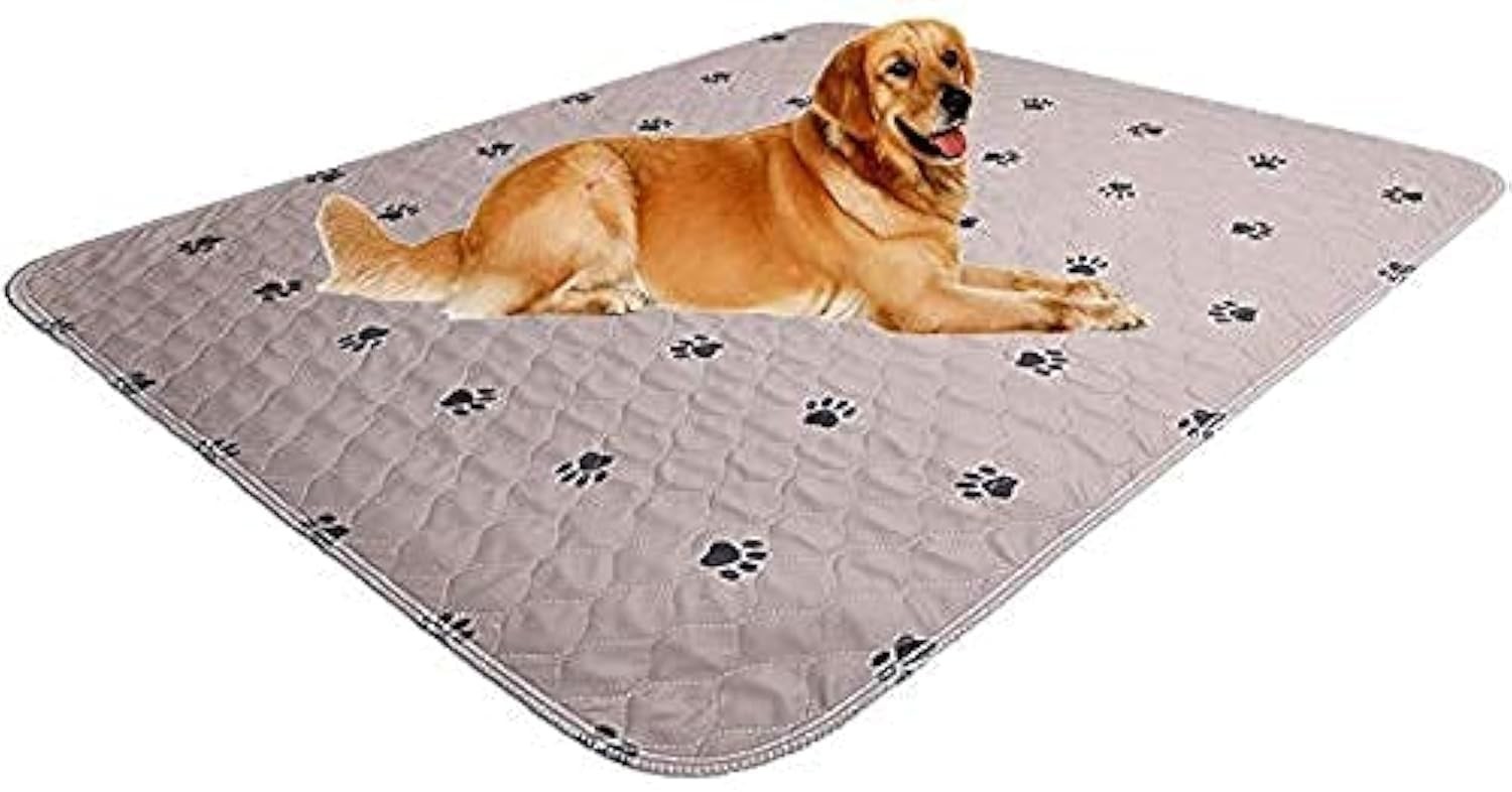 Reusable Washable Puppy Pads – Large Waterproof Dog Pee Pads, Super Absorbent Ma
