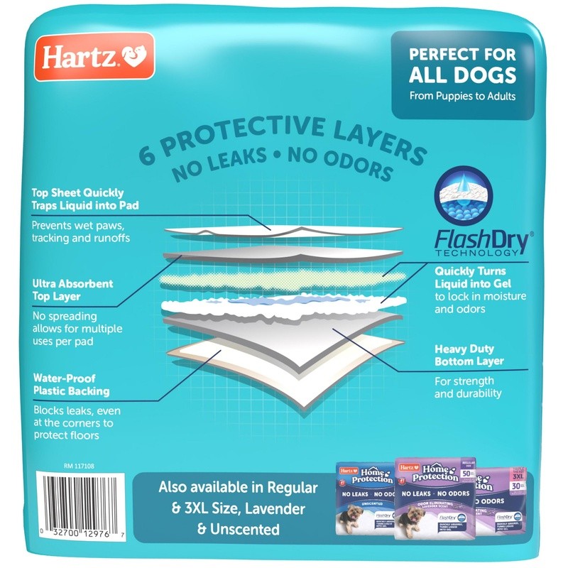 Mountain Fresh Dog Pads Leak Proof Heavy Absorbent XL Size Odor Control 20 Count