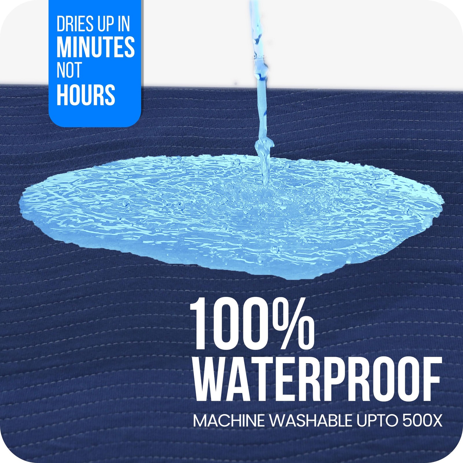 Washable Pee Pads for Dogs 34″ x 36″ (Pack of 4), Waterproof Incontinence Bed…