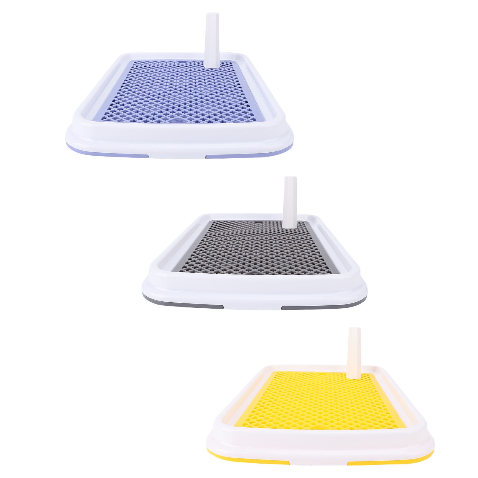 Dog Toilet High Fence Odor Proof Easy To Clean Plastic Pee Pad Holder Pet Potty