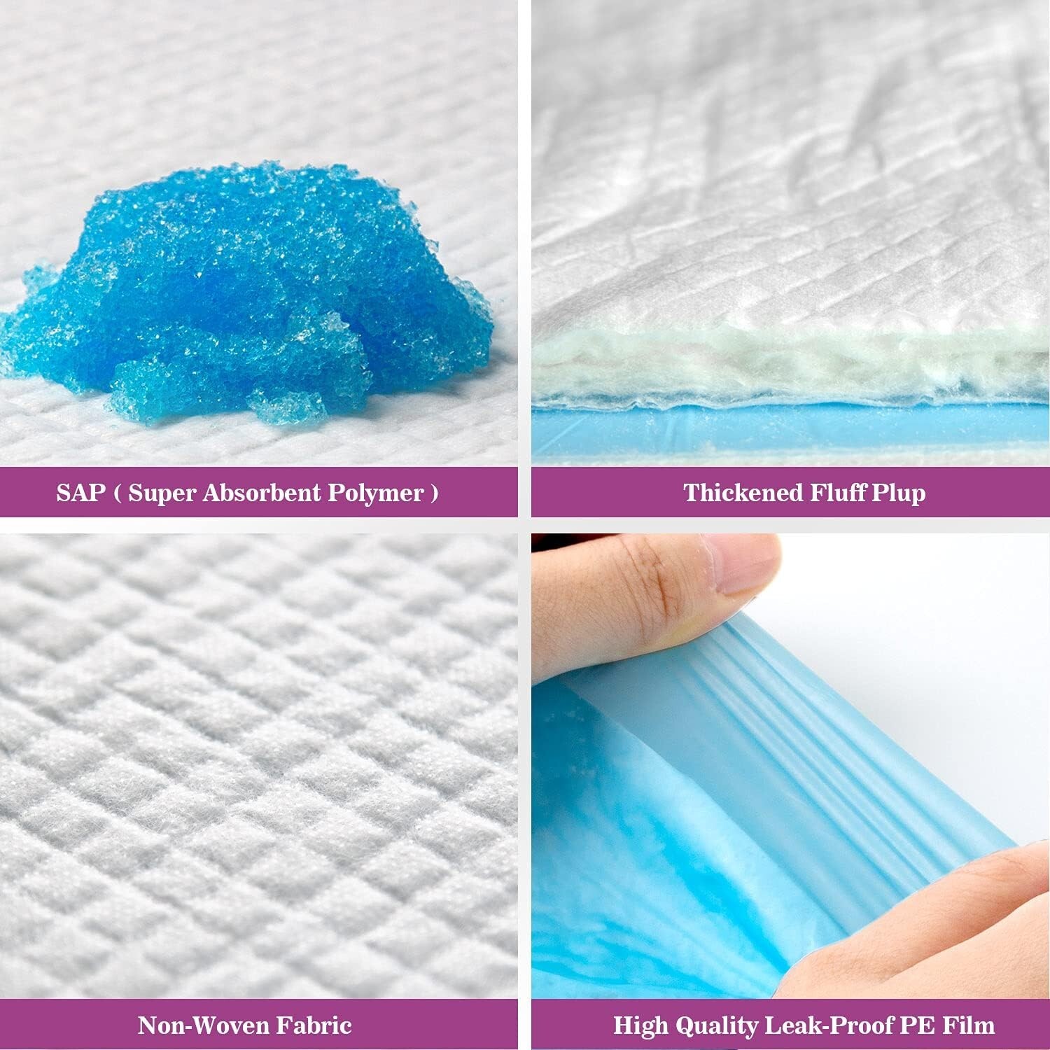 Super Absorbent Leak-Proof Extra-Large Dog Training Pads – 30 Count (28″x30″)