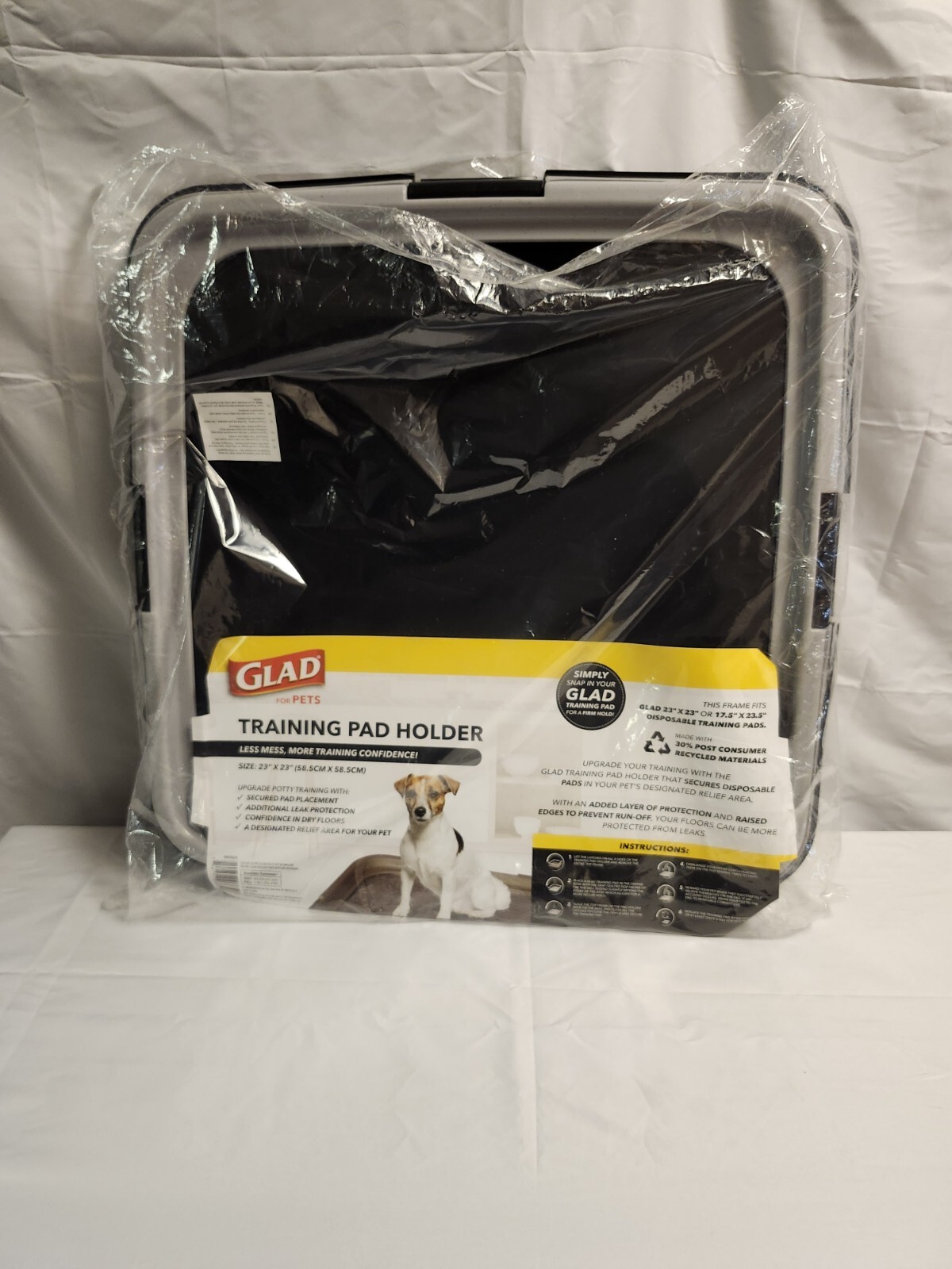 Training Pad Holder Upgrade Potty Training for Dogs w/ Leak Protection