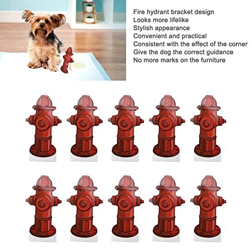 Puppy Potty Training Pads – 20 Hydrant Shaped Pee Post Guides for Small Dogs