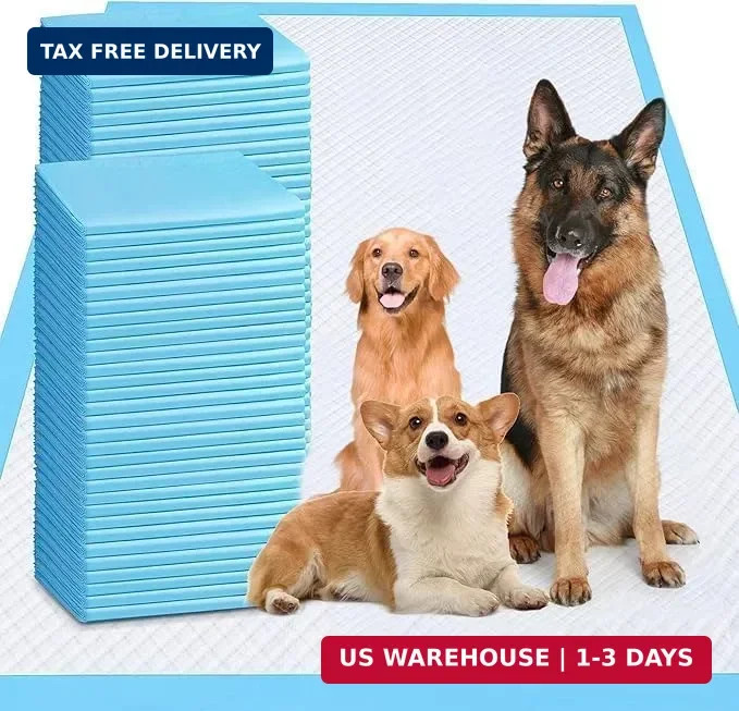 XXXXL Puppy Pee Pads for Dogs 31″x47″ 40 Count, Extra Large Dog Pee Pads, Leak-P
