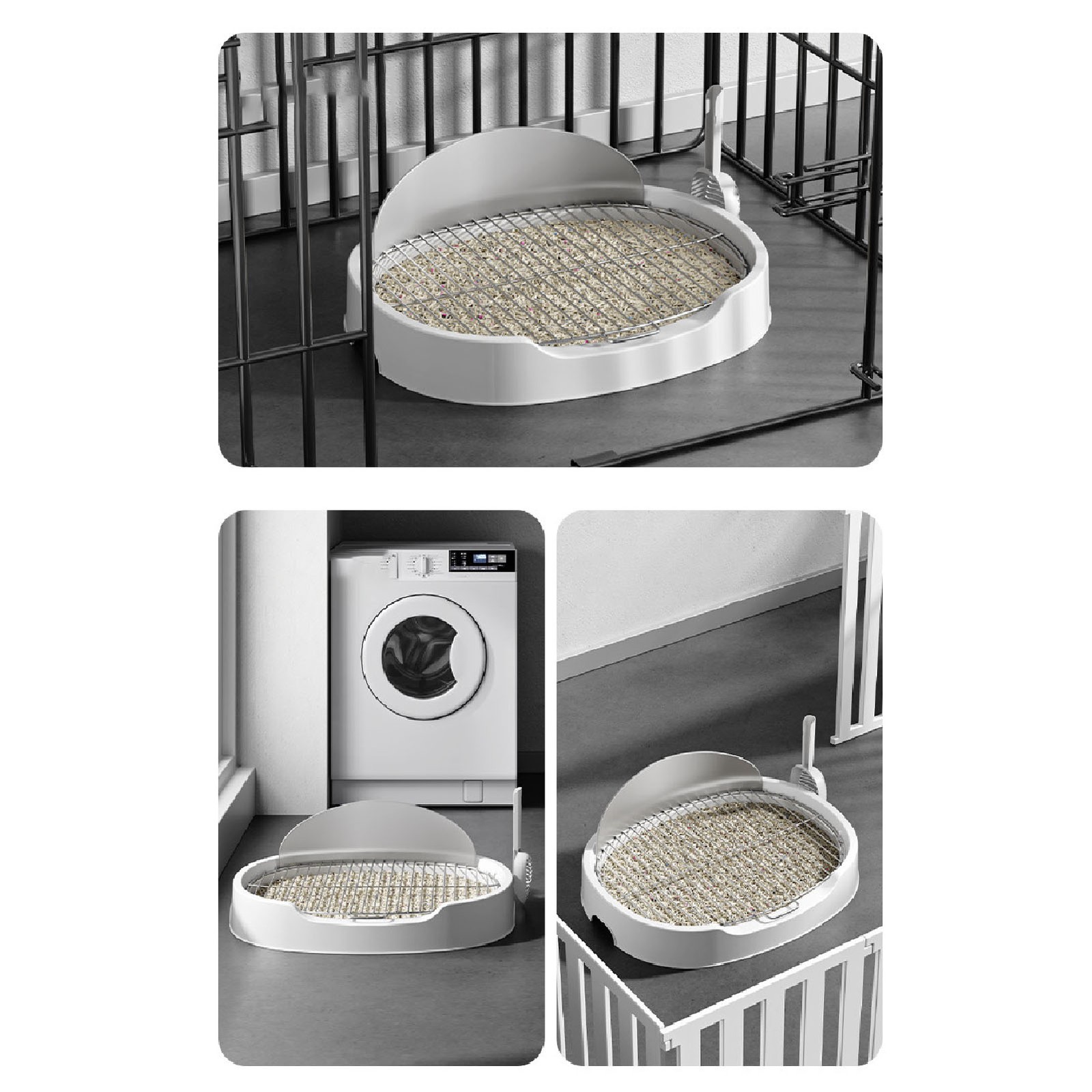 Dog Training Toilet With Wall Potty Training Pee Pad Holder Portable