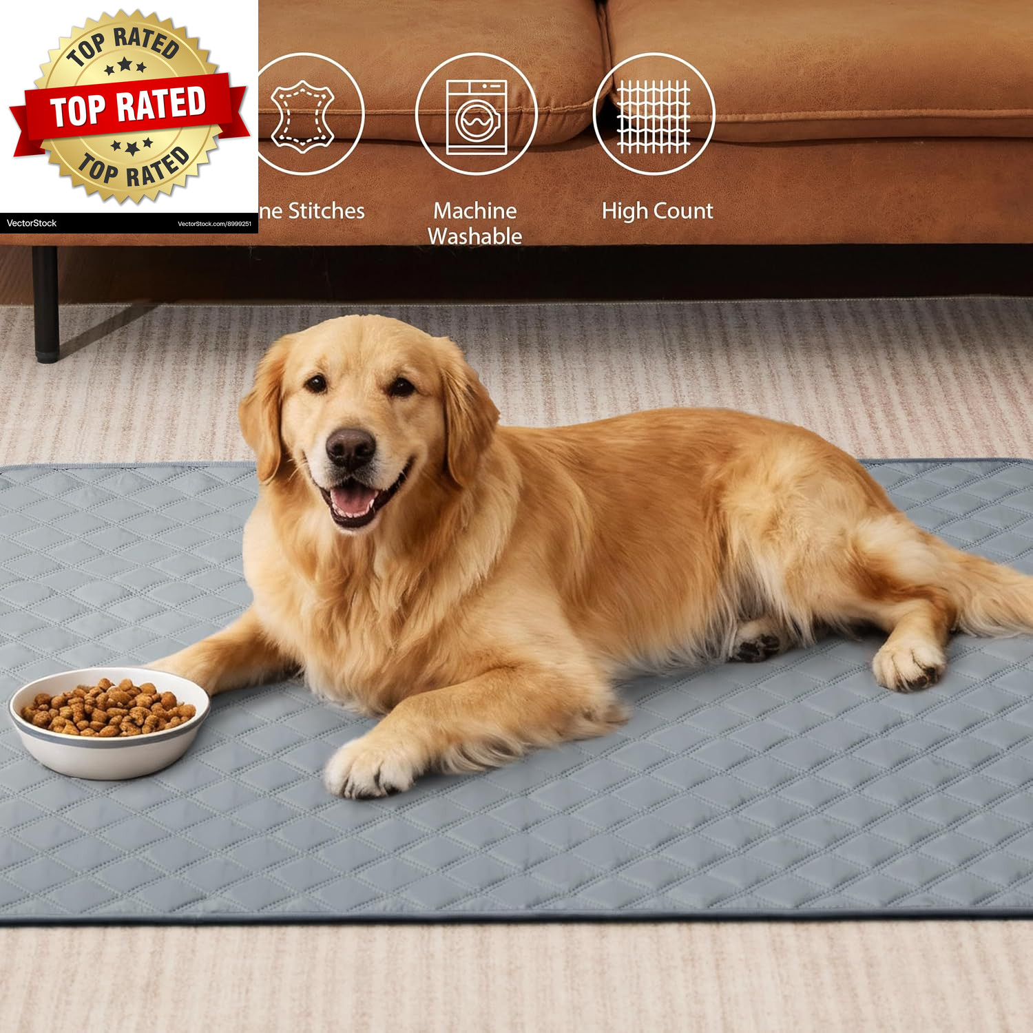 Reusable Washable Pee Pads for Dogs Large/Extra Large 36” X 41” 2 Pack, Absorb