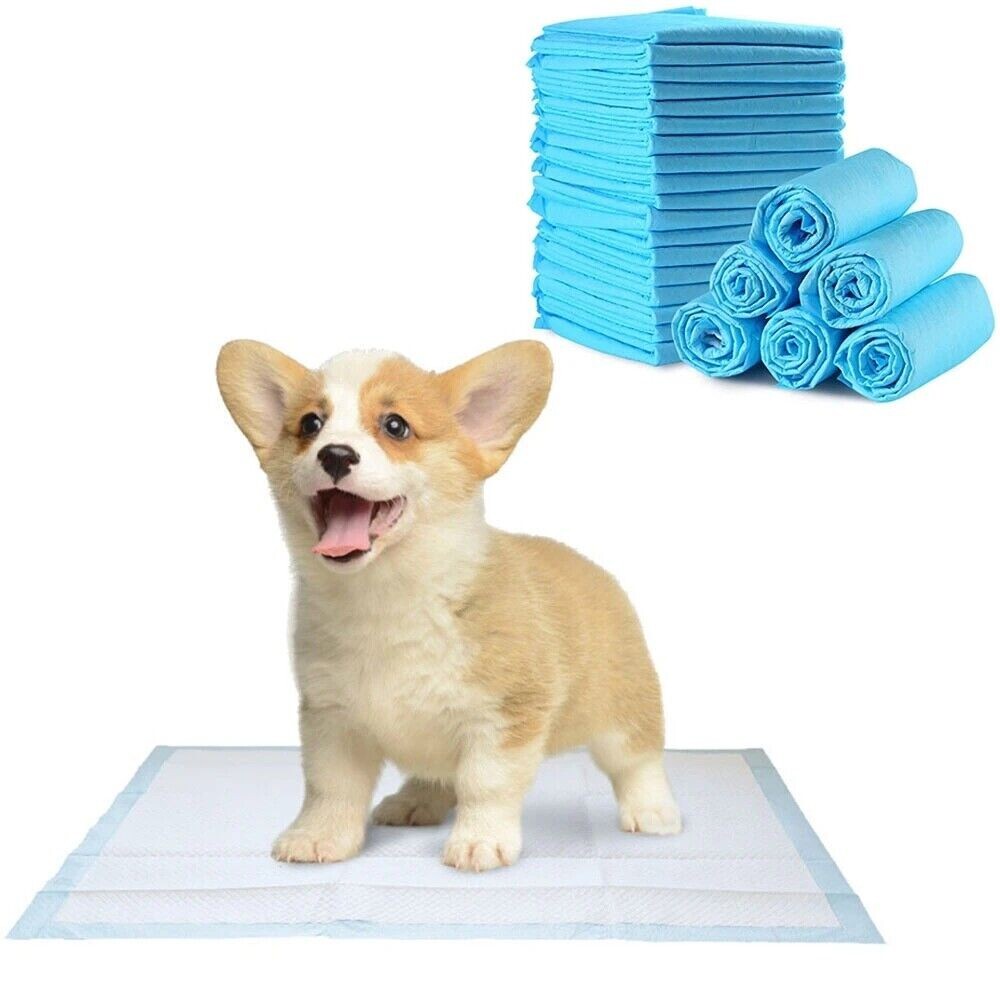 100pcs 17in Pet Diaper Dog Training Pee Pads Disposable Healthy Nappy Toilet Mat