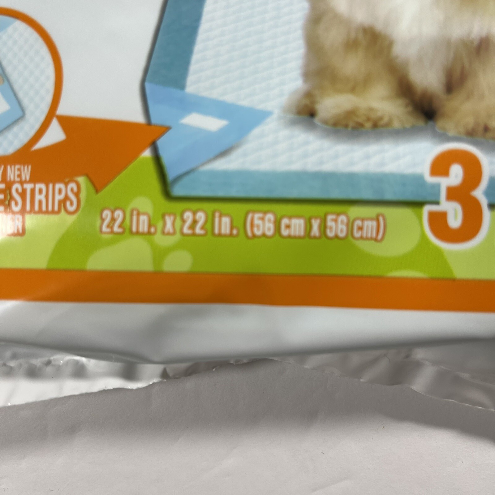 Heavy Duty Pet training pads super absorbent 6 pads (2 packs of 3) NEW