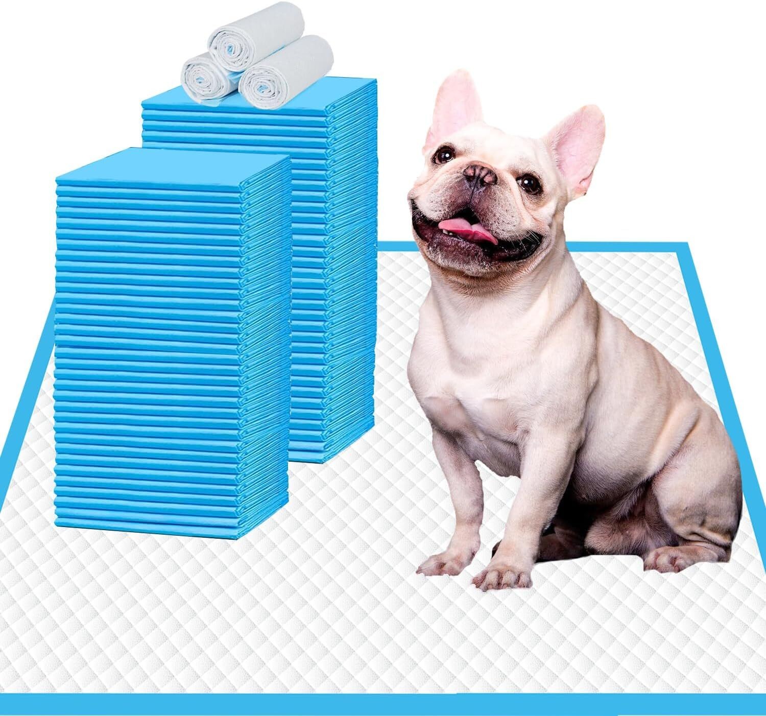 Puppy Pee Pads 22″x23″ 150 Count Dog Pee Training Pads Super Absorbent Leakproof