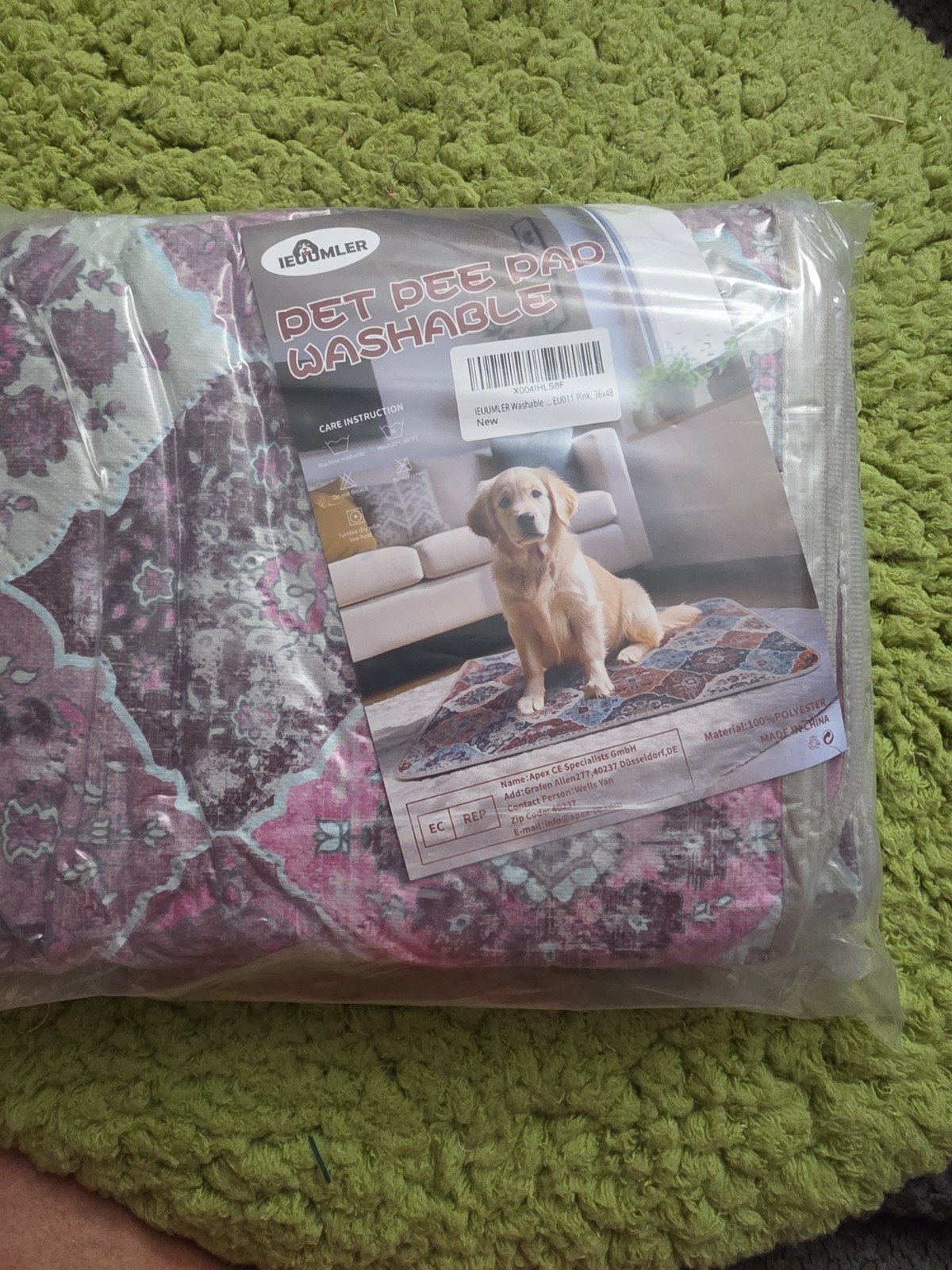 Apex Pet Pee Pad Washable 36×48