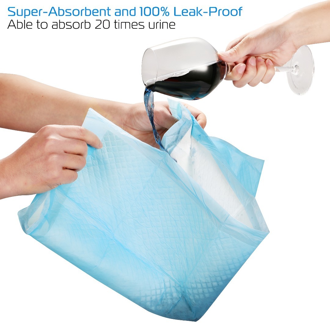 50 Pack Puppy Training Pads 24×18 Dog Pee Pads Super Absorbent Leak Proof USA