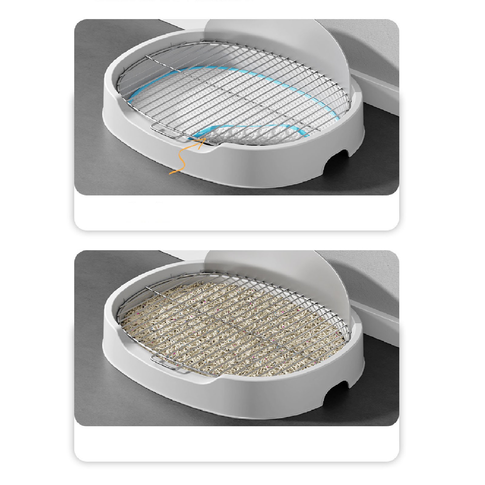 Dog Training Toilet With Wall Potty Training Pee Pad Holder Portable