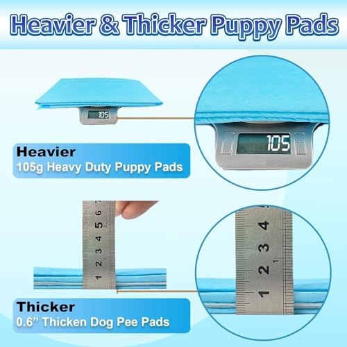Dogcator Extra Large Dog Pee Pads 30×36 Inch 30 Count Heavy Absorbent Puppy Pads