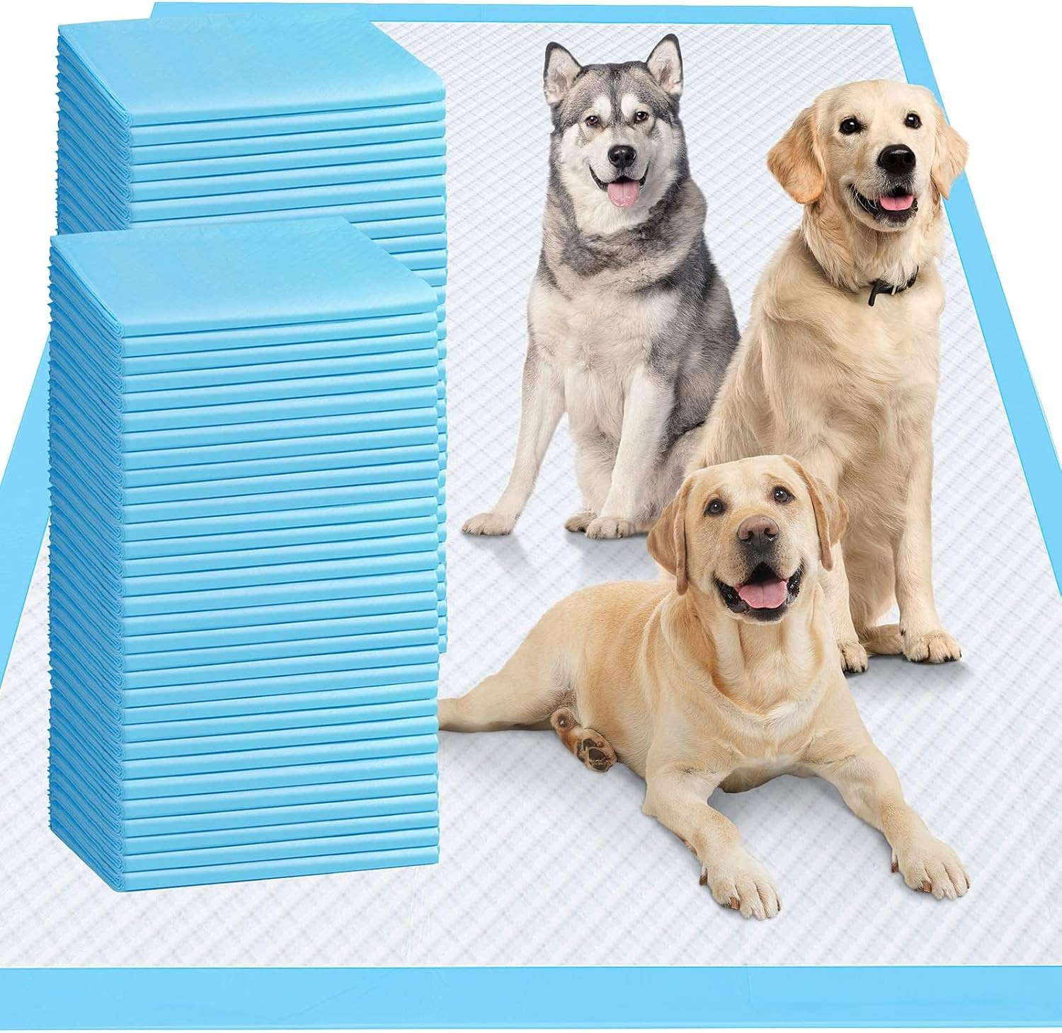 XXXXL 36″X36″ Thicken Heavy Absorbency Dog Pad Extra Large- Jumbo Disposable Pol