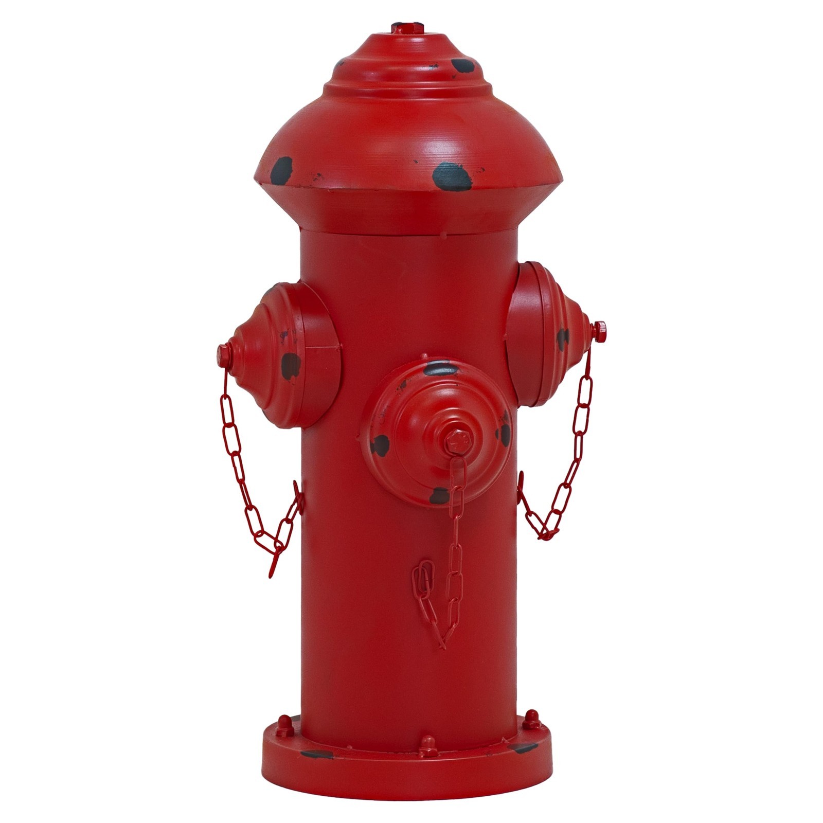 Dog Fire Hydrant Pee Post for Potty Training – 21″ Red Powder-Coated Finish