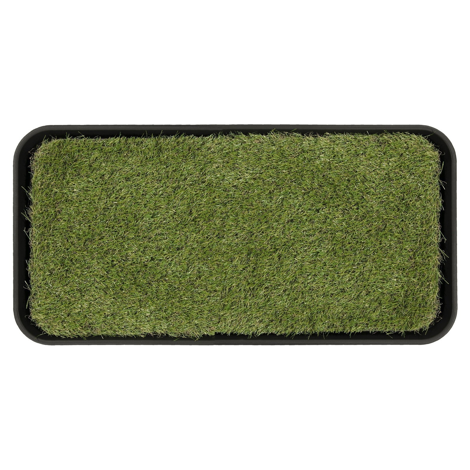 Pet Care Non-Slip Easy Clean Indoor/Outdoor Tray Heavy Duty W/Reusable Grass Pad