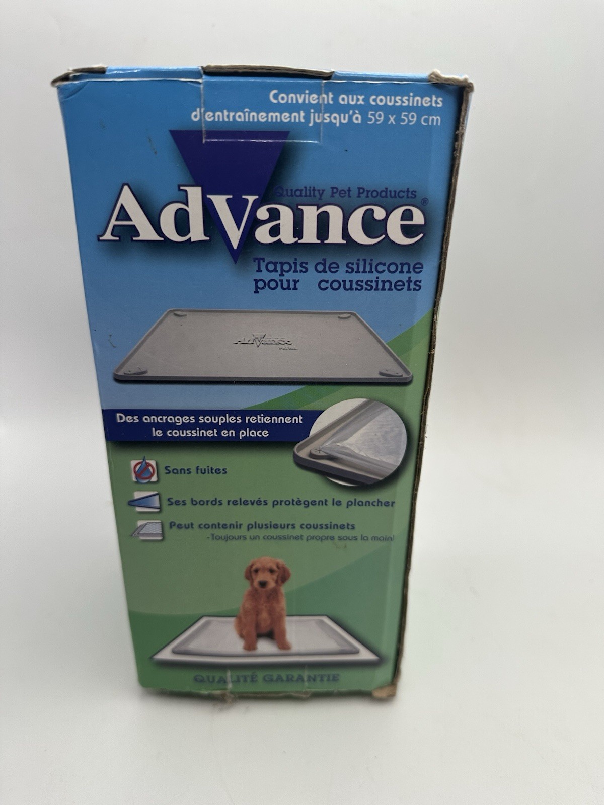 Advance Silicone Pee Pad Holder Dog 23”x23” Leak-Proof