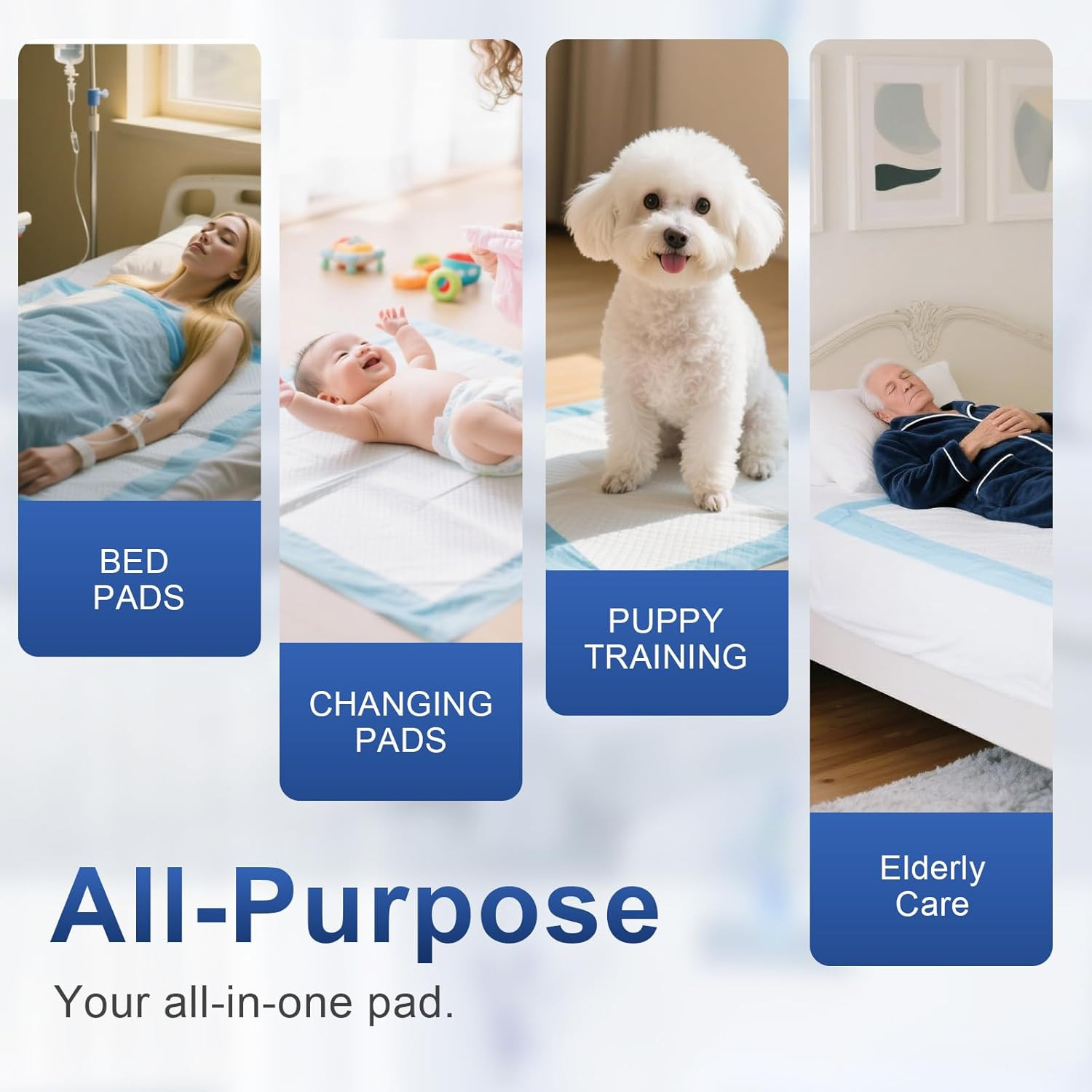 Puppy Pee Pads for Dogs 51″X36″ 40 Count, Extra Large Dog Pee Pads, XXXXL Leak-P