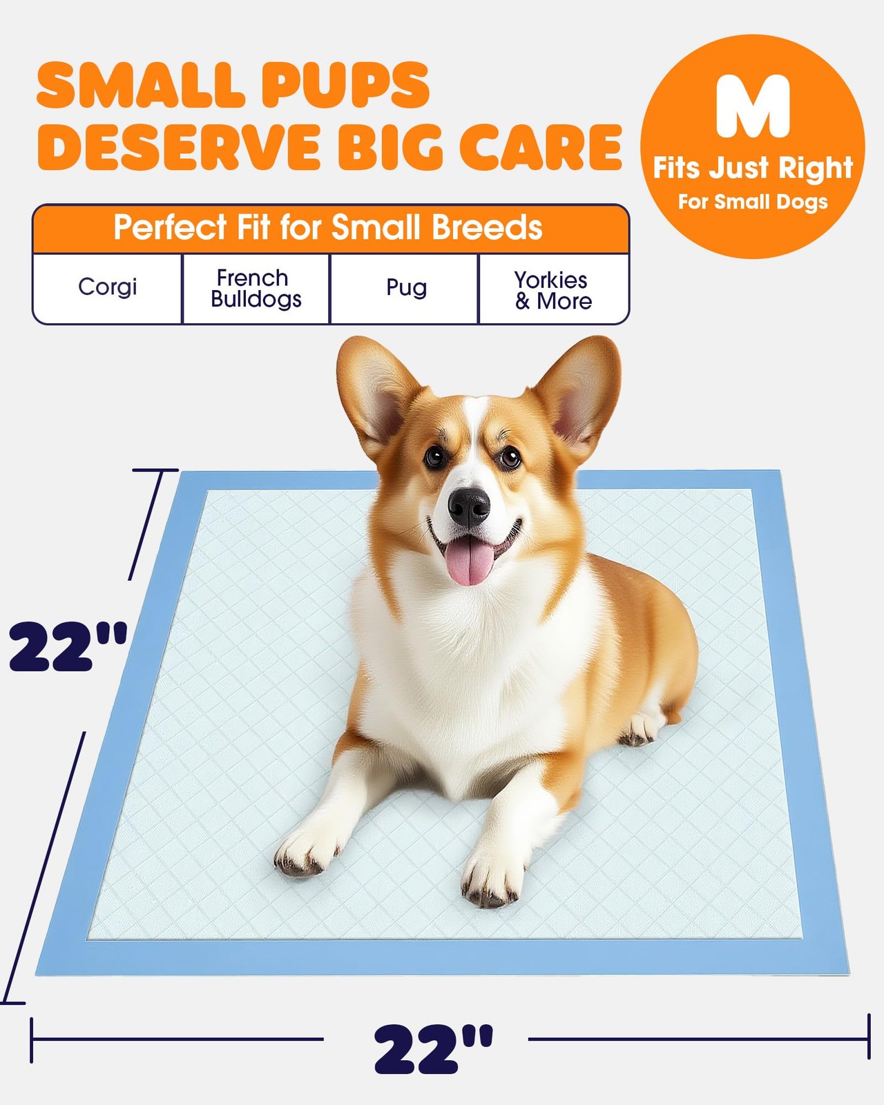 Puppy Pads – Super Absorbent & Spill-Proof Pee Pads for Dogs with 6-Layer Mat…