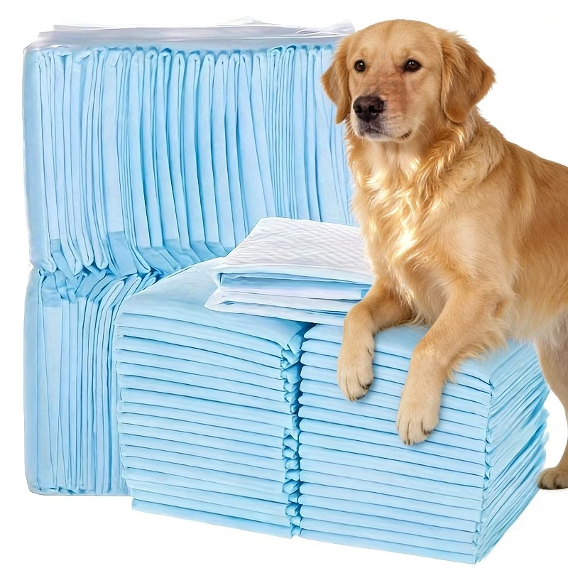 100PCS Disposable Pee Pads Ultra Absorbent 23.6” X 23.6” Puppy Training Pads