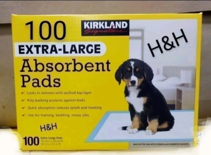 EXTRA LARGE Dog pads wee wee pads Bed Pads Underpads Puppy Pads Urine Pads 30X23