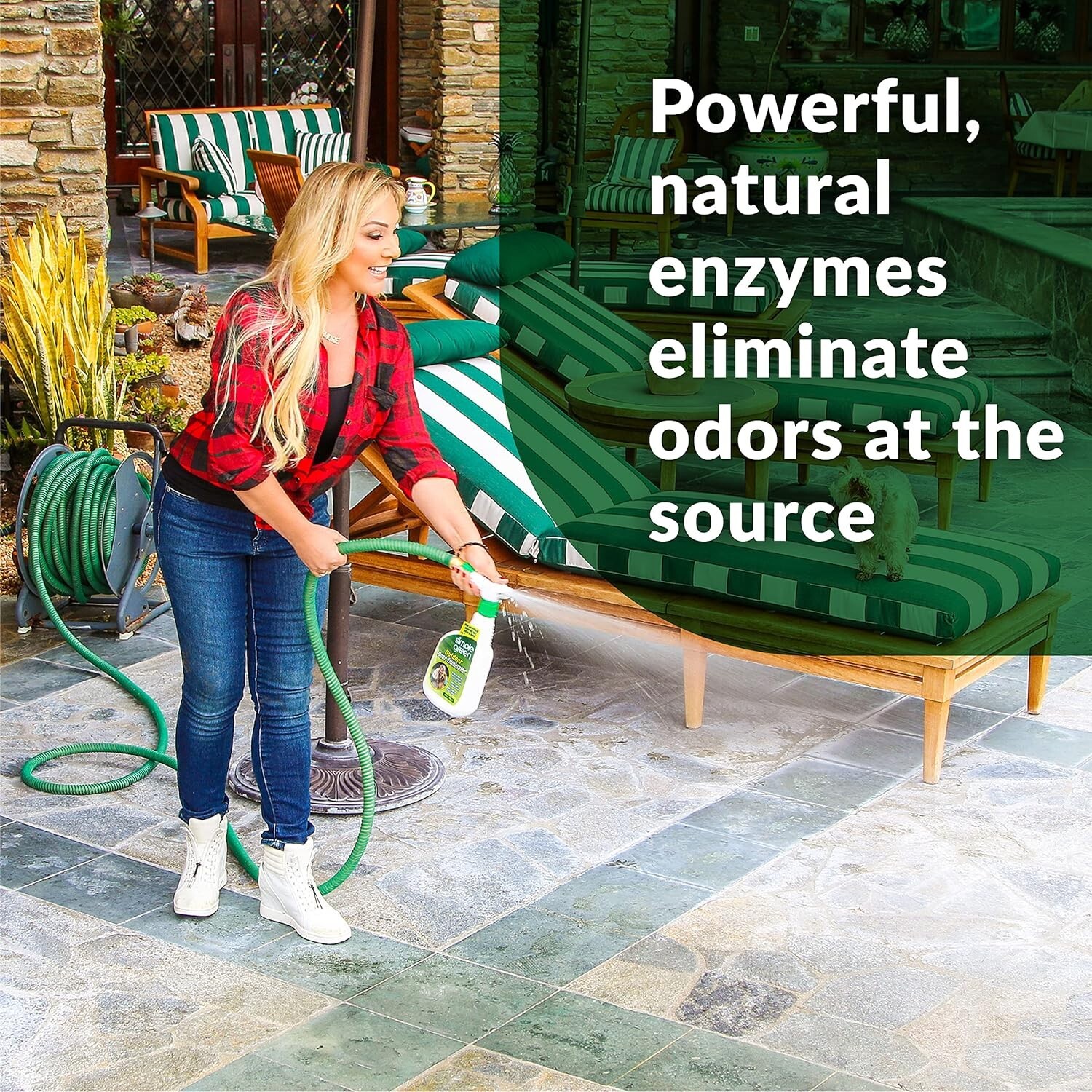 Outdoor Odor Eliminator for Pets, Dogs, Ideal for Artificial Grass & Patio 32…