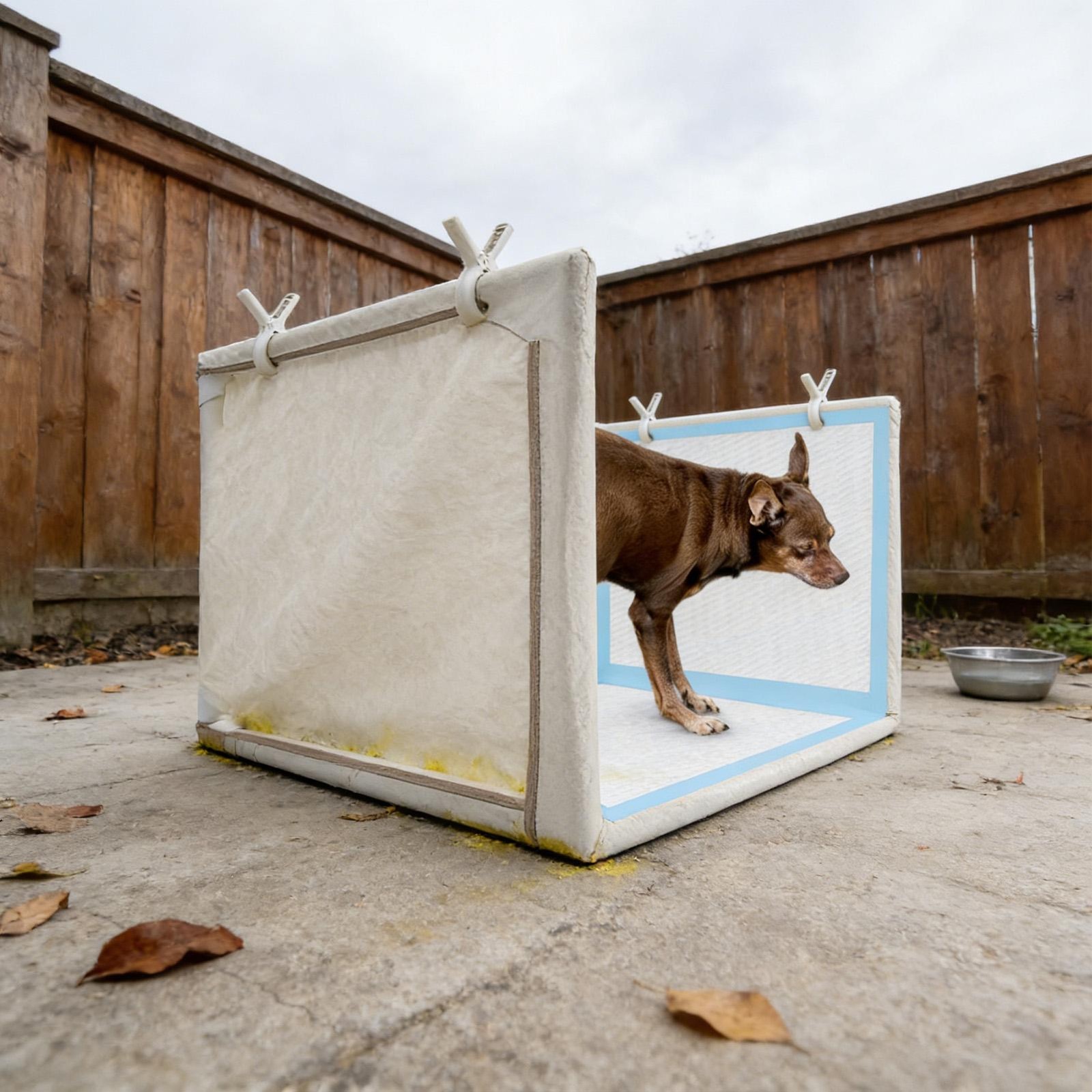 Dog Potty Tray Portable Detachable Waterproof Outdoor Potty Training