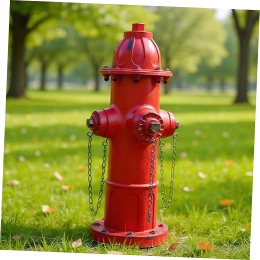 Realistic Resin Fire Hydrant Statue for Potty Training Dogs – Dog 13.4 In Red
